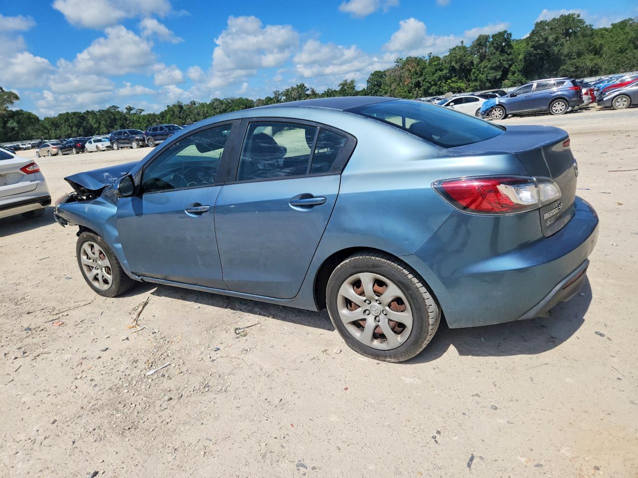 2011 Mazda 3 I Blue vin: JM1BL1UFXB1466343