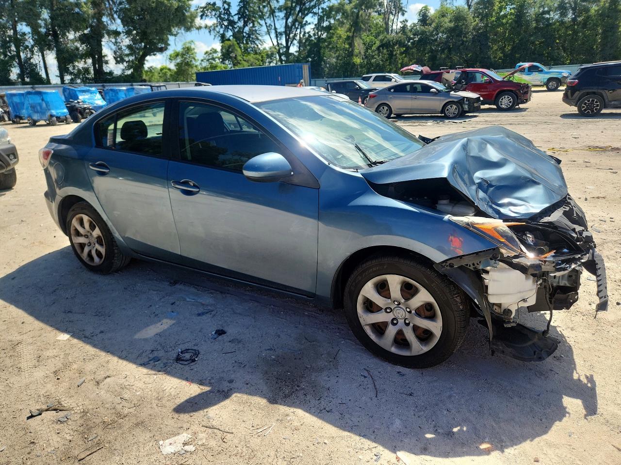 2011 Mazda 3 I Blue vin: JM1BL1UFXB1466343