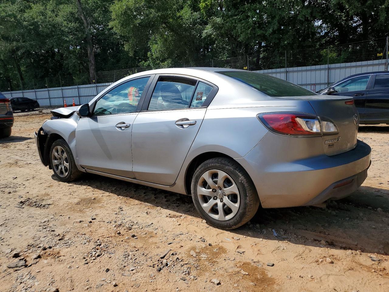 2011 Mazda 3 I Silver vin: JM1BL1UFXB1498774