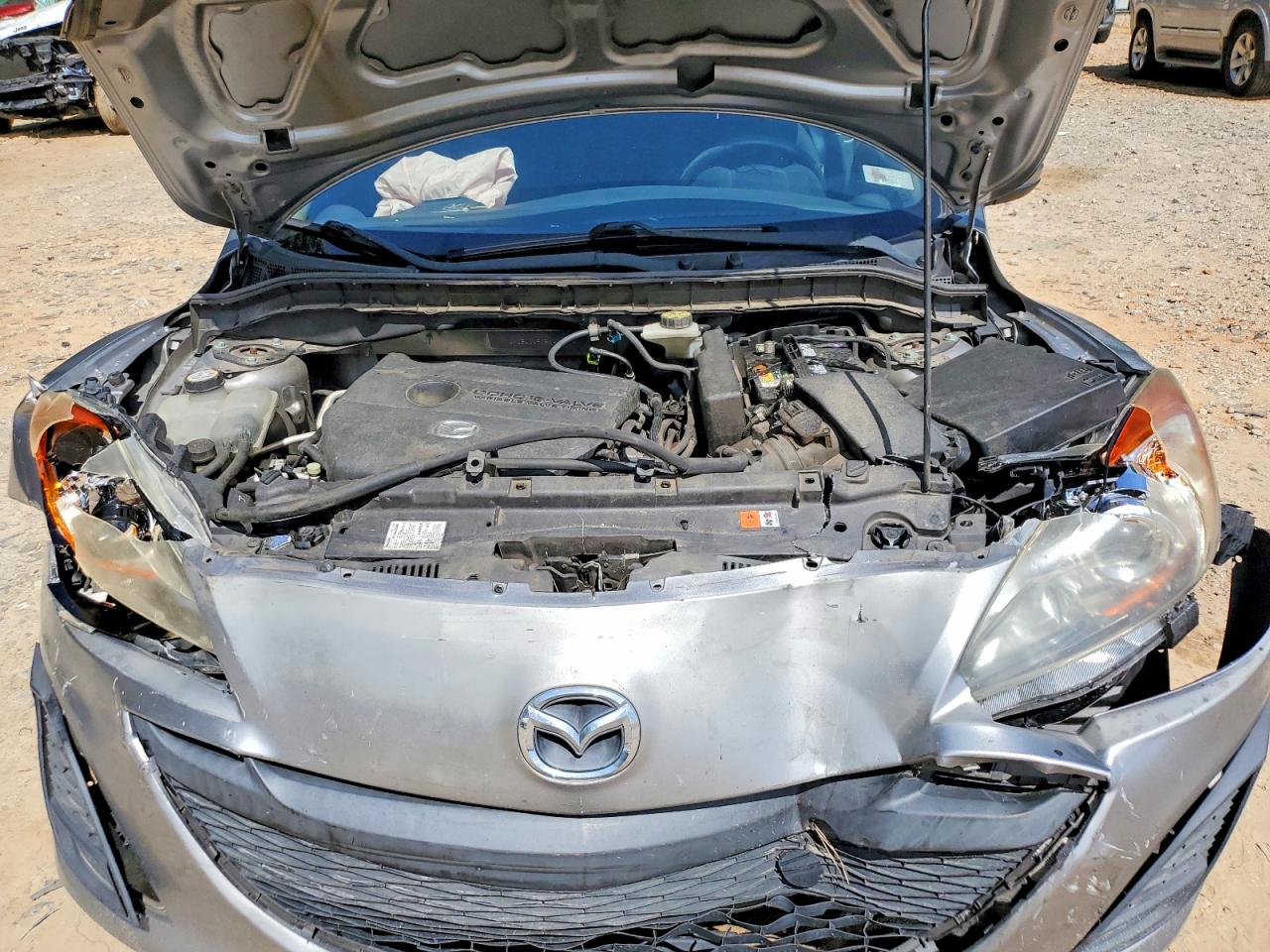 2011 Mazda 3 I Silver vin: JM1BL1UFXB1498774