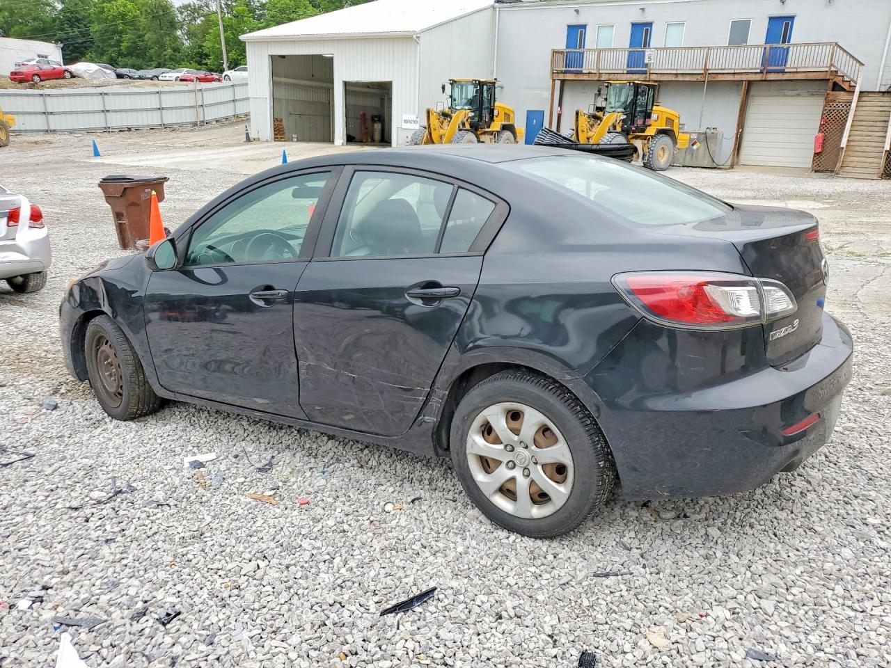 2012 Mazda 3 I Black vin: JM1BL1UFXC1533346