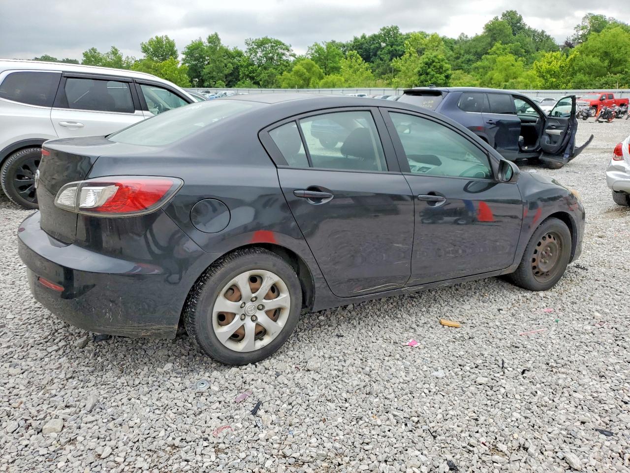 2012 Mazda 3 I Black vin: JM1BL1UFXC1533346