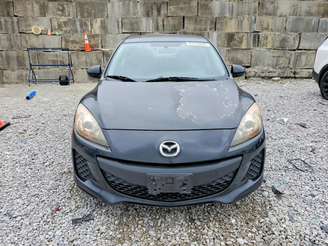 2012 Mazda 3 I Black vin: JM1BL1UFXC1533346