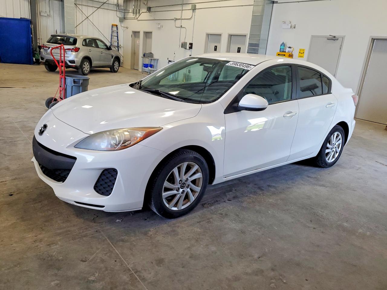 2013 Mazda 3 I White vin: JM1BL1UFXD1723827