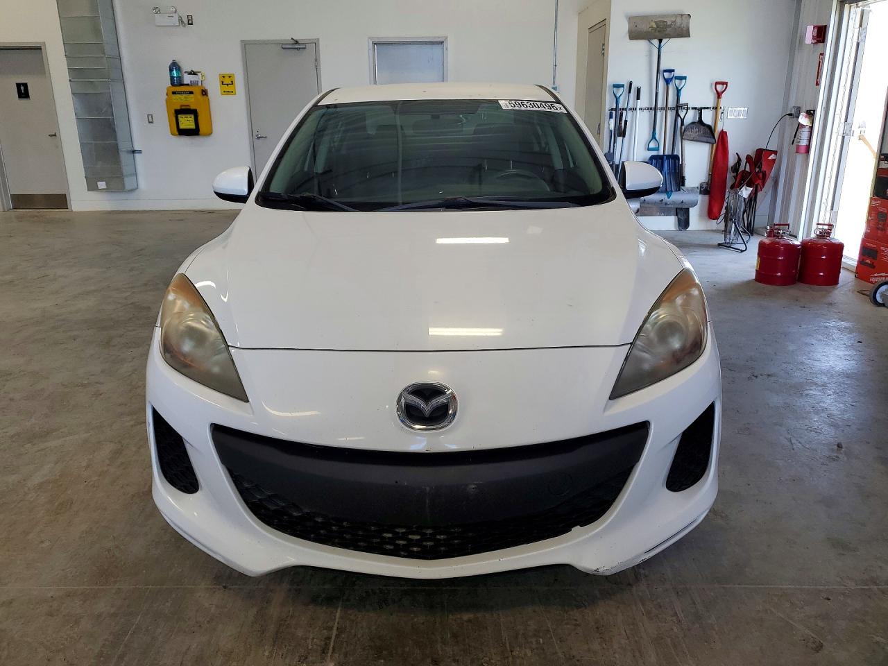 2013 Mazda 3 I White vin: JM1BL1UFXD1723827