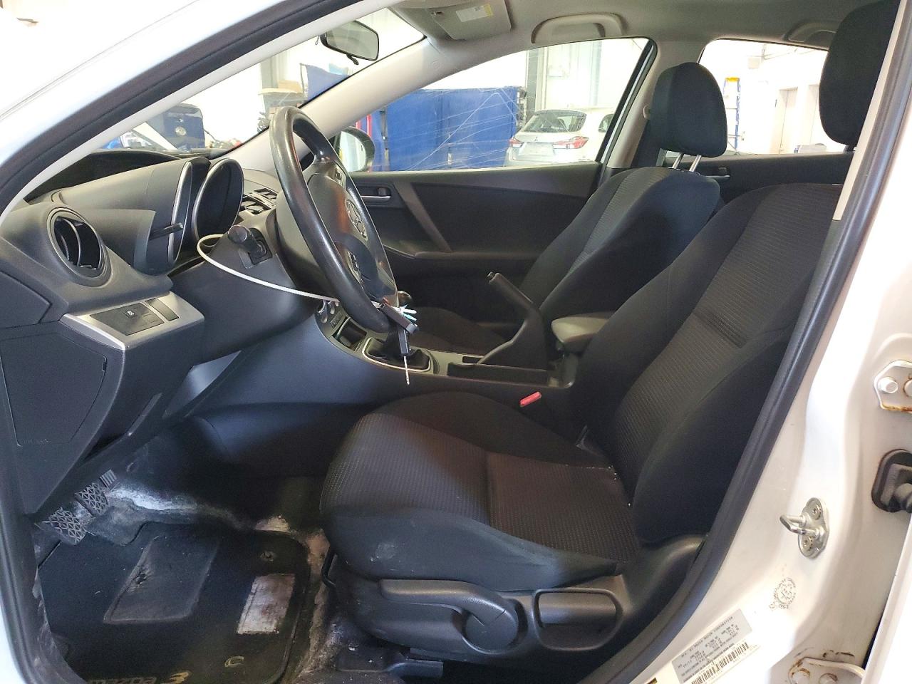 2013 Mazda 3 I White vin: JM1BL1UFXD1723827