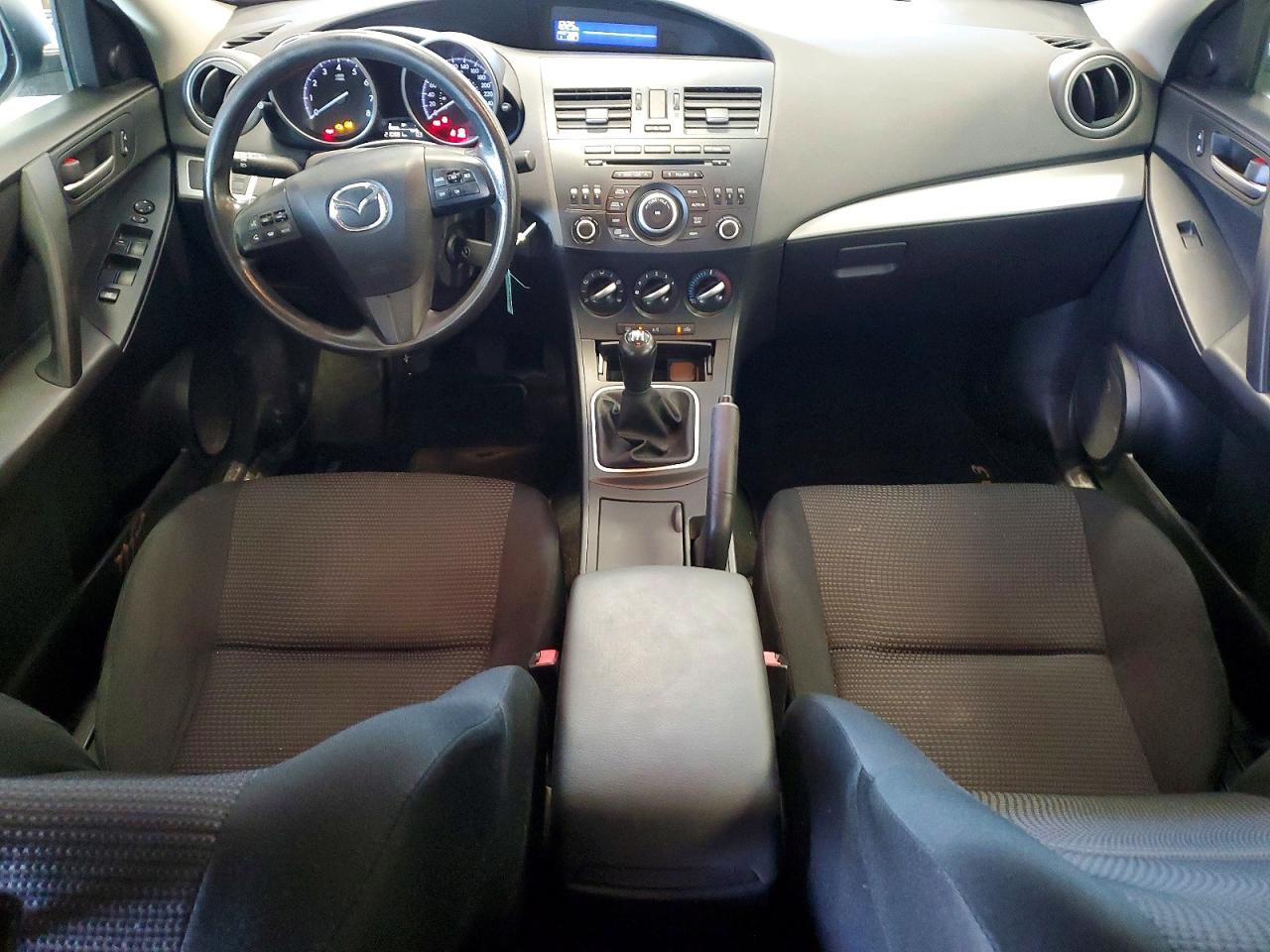 2013 Mazda 3 I White vin: JM1BL1UFXD1723827