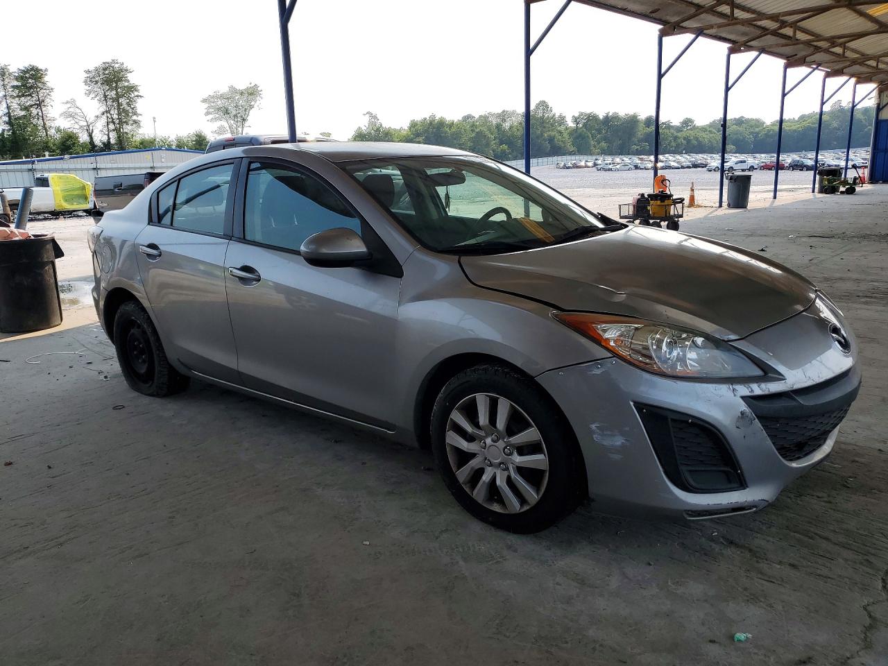 2011 Mazda 3 I Silver vin: JM1BL1UG1B1377298