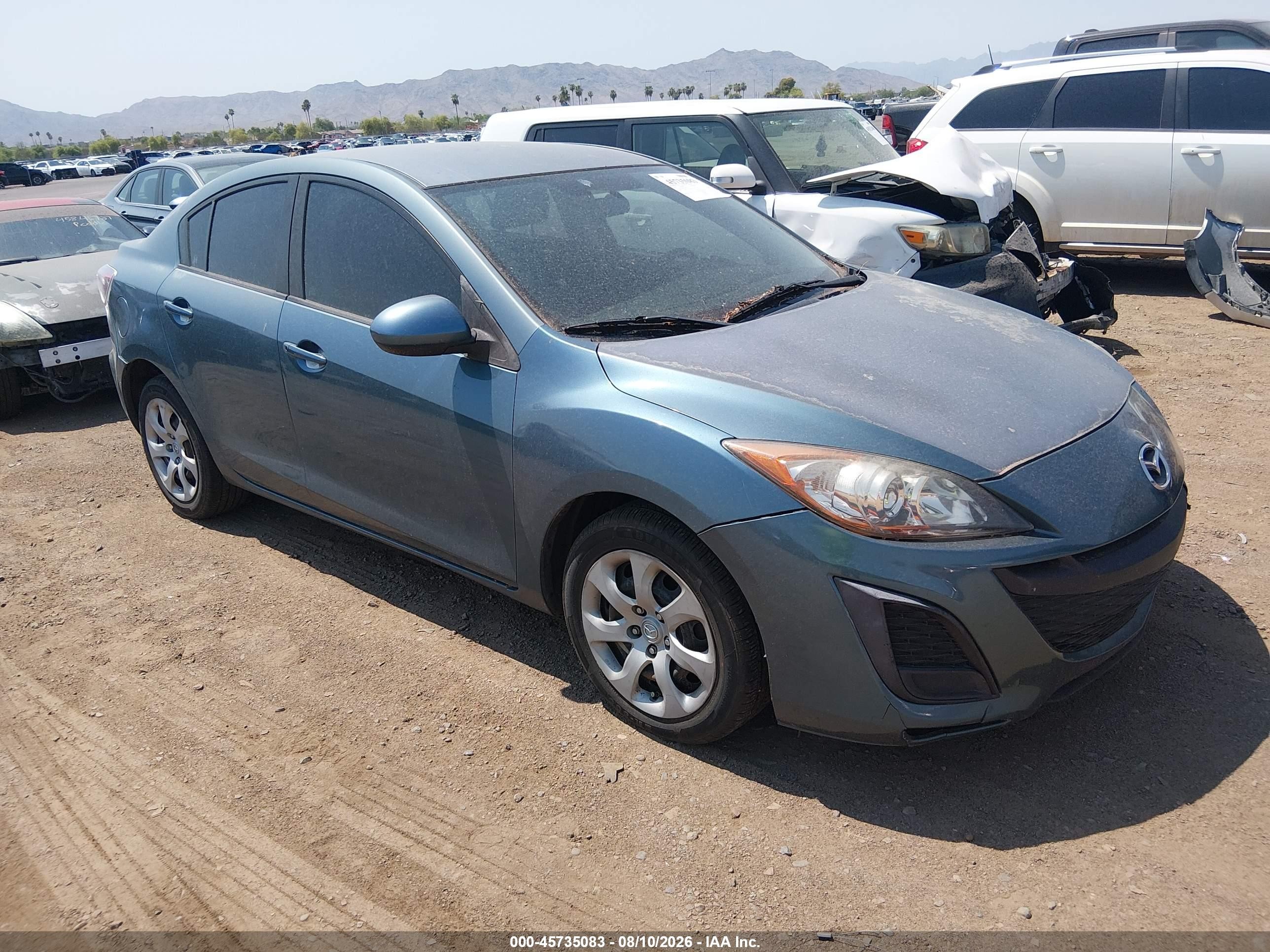 2011 Mazda Mazda3 I Sport Синий vin: JM1BL1UG1B1383893