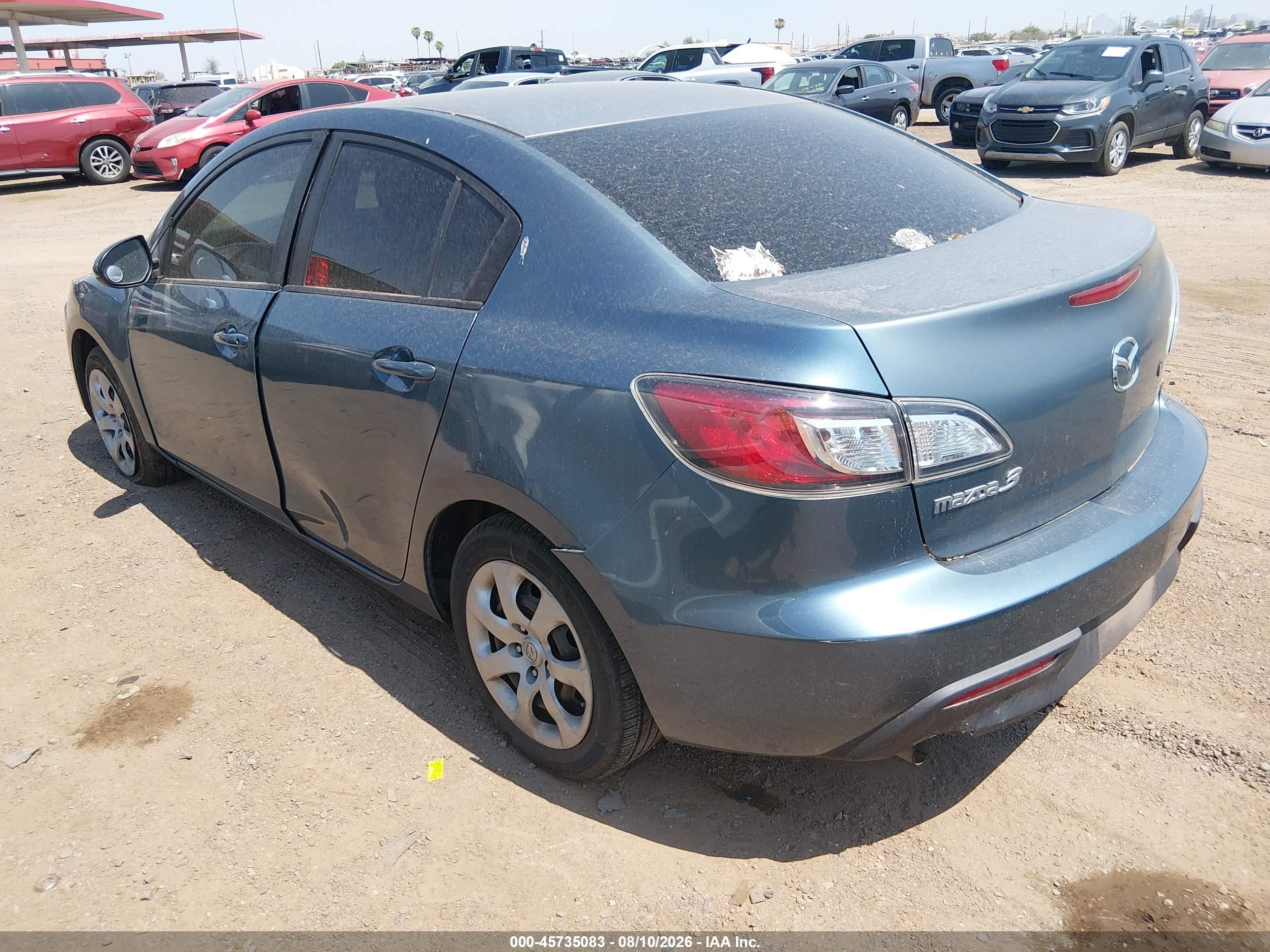 2011 Mazda Mazda3 I Sport Blue vin: JM1BL1UG1B1383893