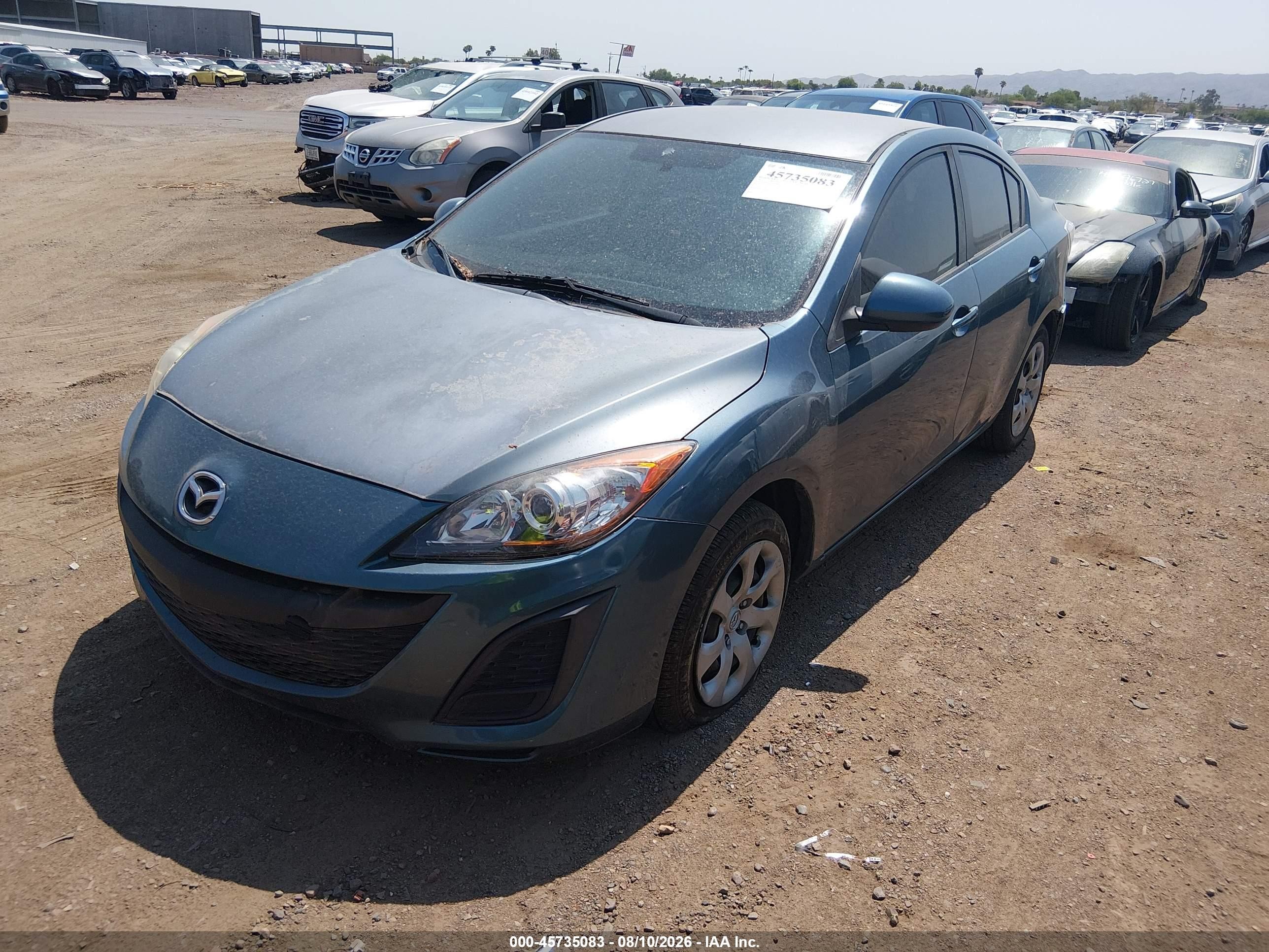 2011 Mazda Mazda3 I Sport Blue vin: JM1BL1UG1B1383893