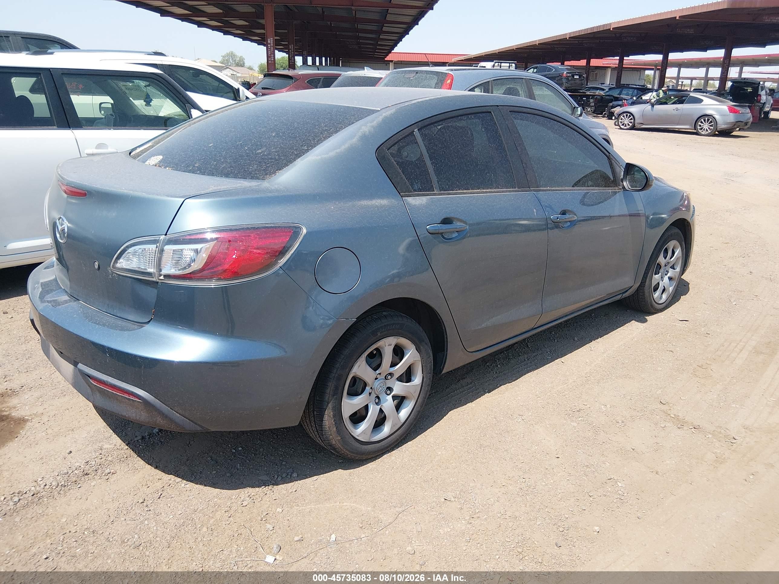 2011 Mazda Mazda3 I Sport Blue vin: JM1BL1UG1B1383893
