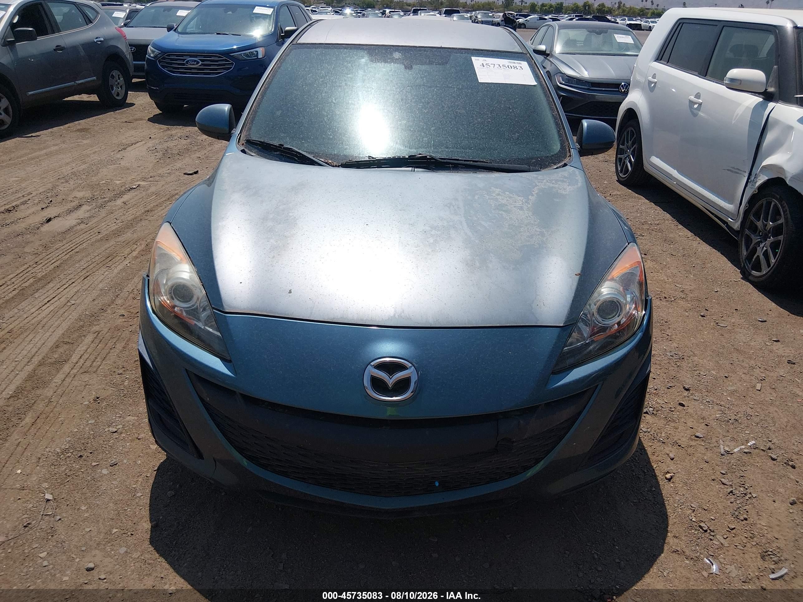 2011 Mazda Mazda3 I Sport Blue vin: JM1BL1UG1B1383893