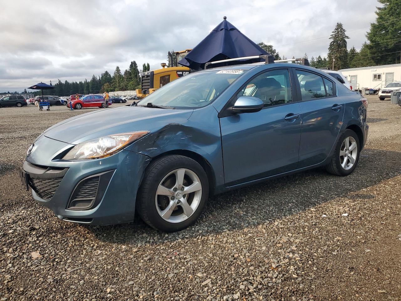 2011 Mazda 3 I Blue vin: JM1BL1UG1B1487221