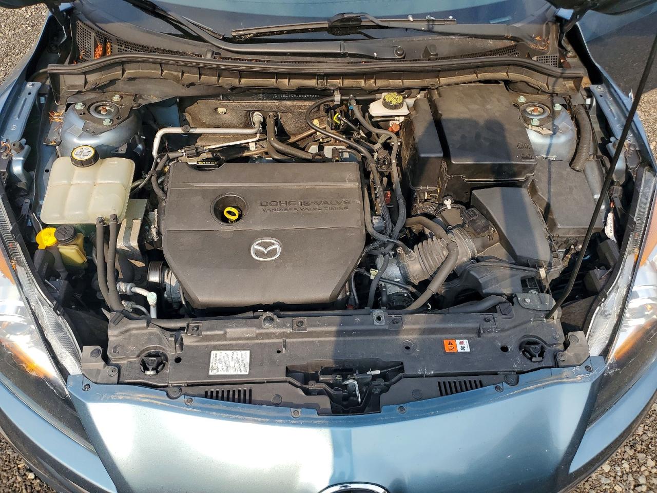 2011 Mazda 3 I Blue vin: JM1BL1UG1B1487221