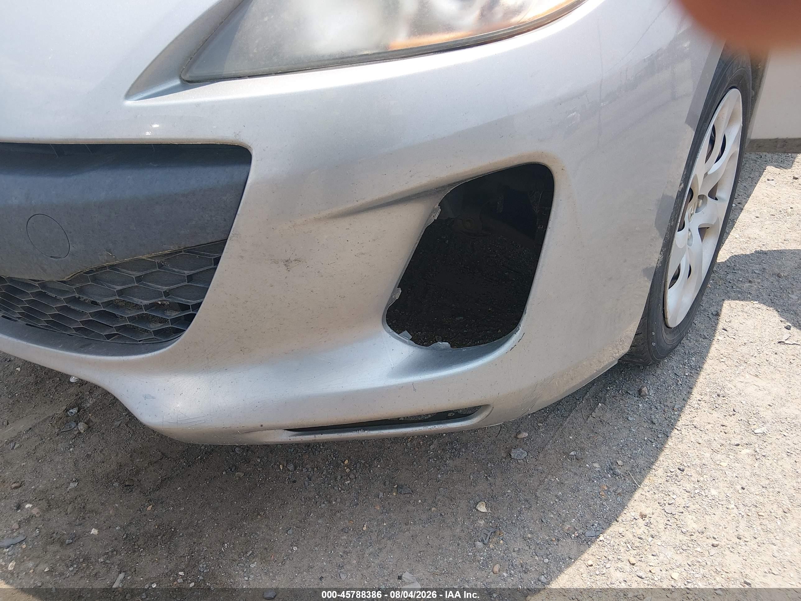 2012 Mazda Mazda3 I Sport Silver vin: JM1BL1UG1C1512684