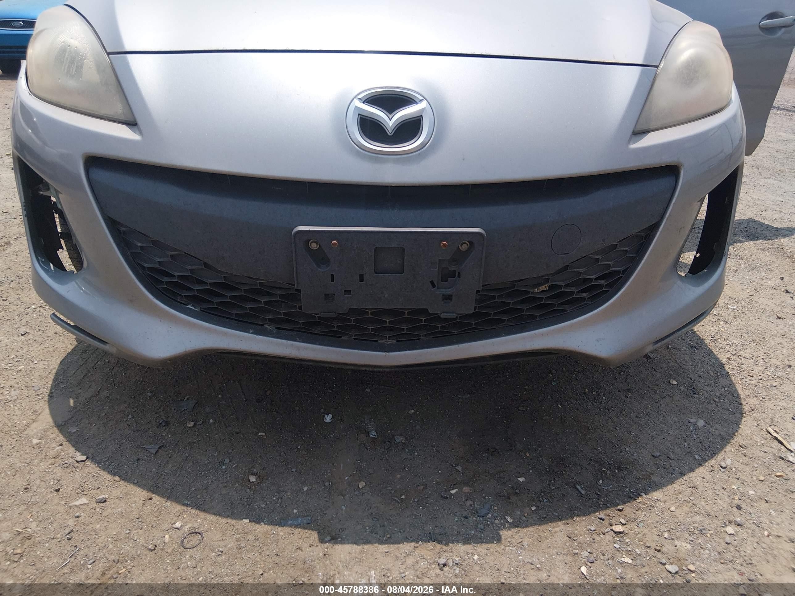 2012 Mazda Mazda3 I Sport Silver vin: JM1BL1UG1C1512684