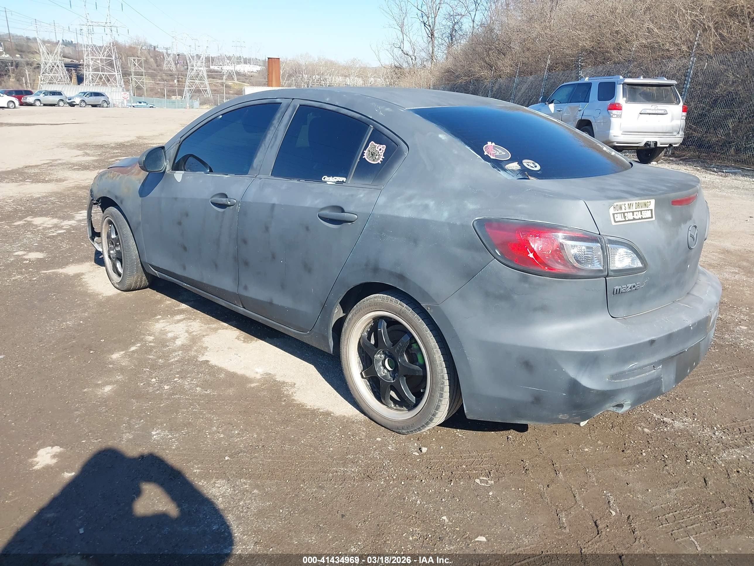 2012 Mazda Mazda3 I Sport Black vin: JM1BL1UG1C1517674