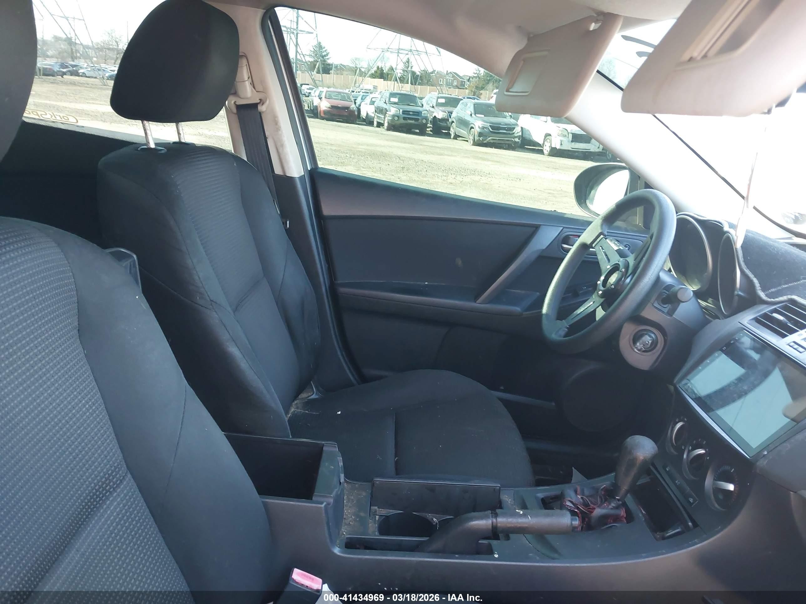 2012 Mazda Mazda3 I Sport Black vin: JM1BL1UG1C1517674