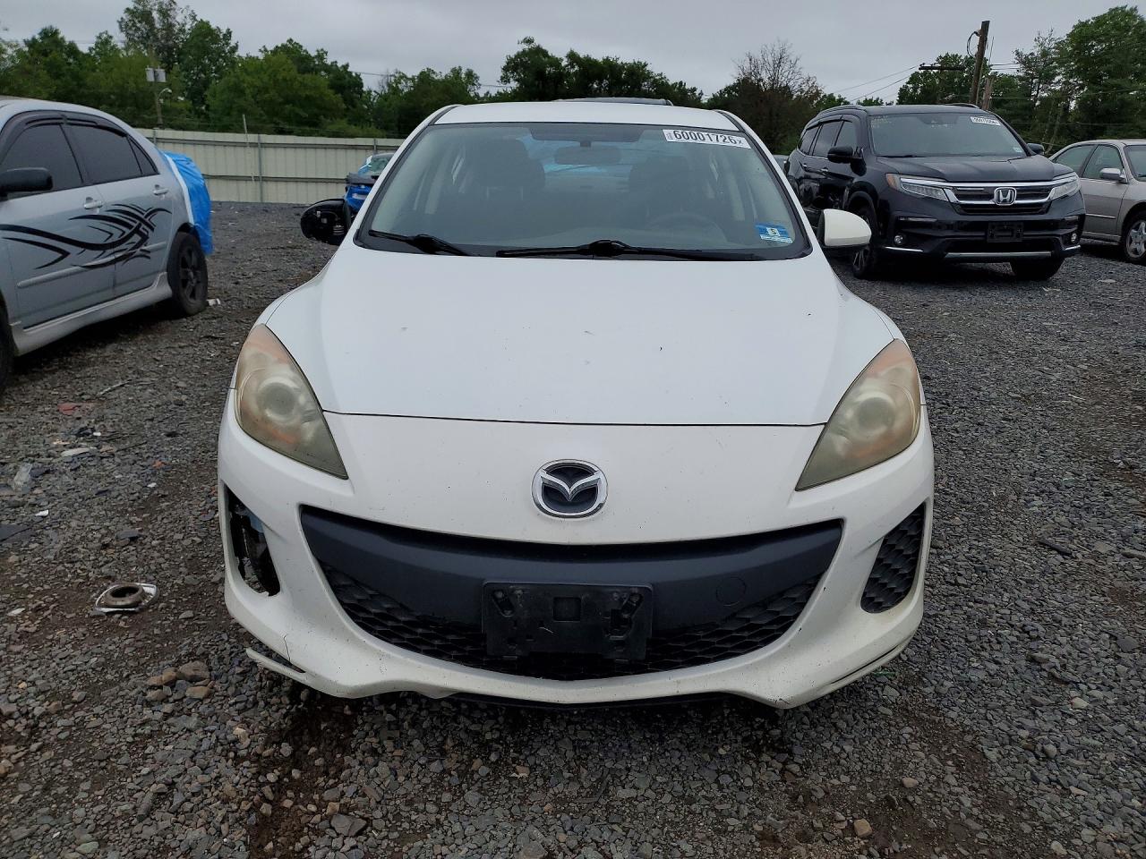 2012 Mazda 3 White vin: JM1BL1UG2C1520311