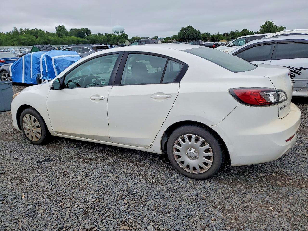 2012 Mazda 3 White vin: JM1BL1UG2C1520311