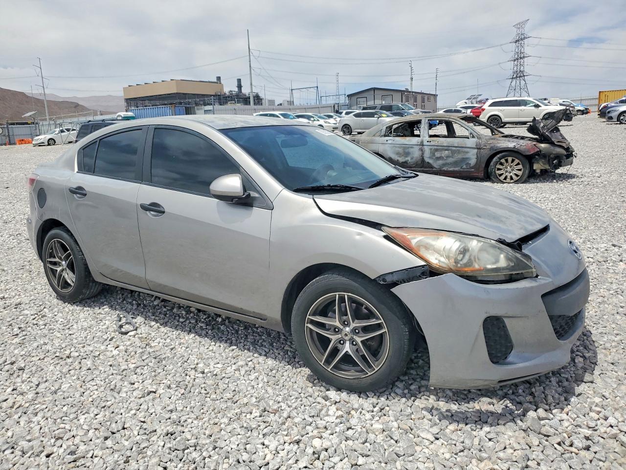 2012 Mazda 3 I Gray vin: JM1BL1UG2C1527744