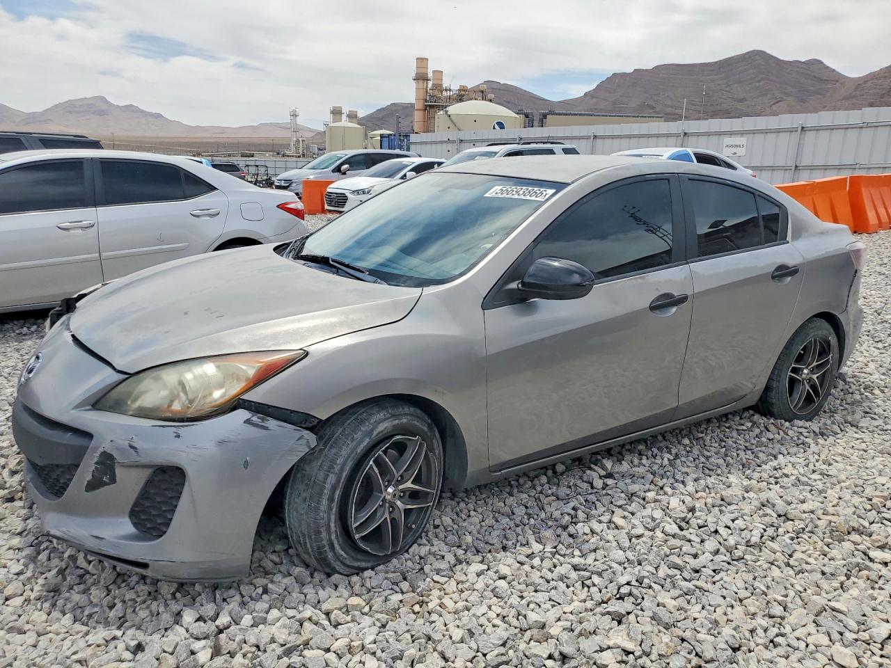 2012 Mazda 3 I Серый vin: JM1BL1UG2C1527744
