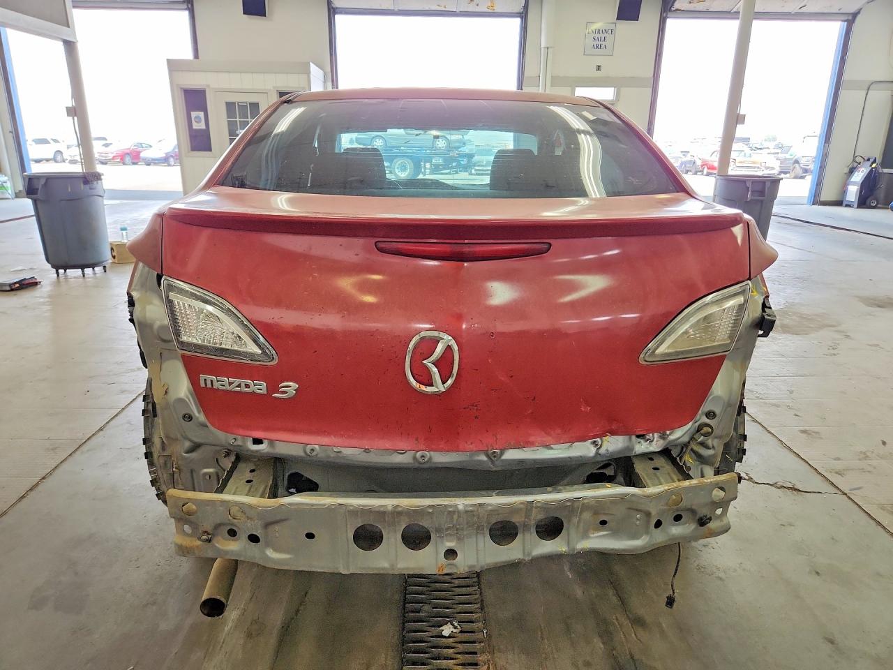 2012 Mazda 3 I Red vin: JM1BL1UG2C1529297