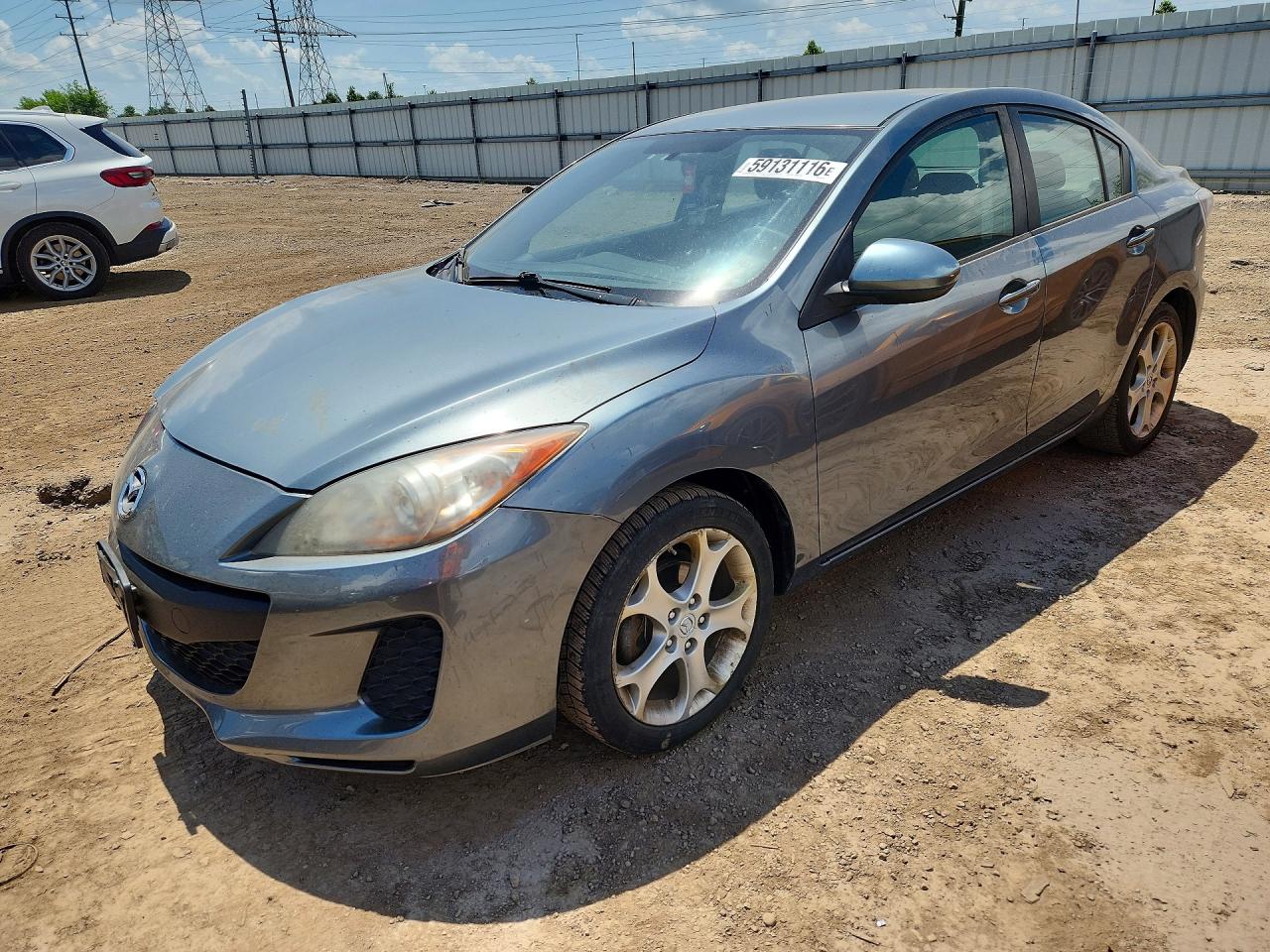 2012 Mazda 3 I Gray vin: JM1BL1UG2C1529767