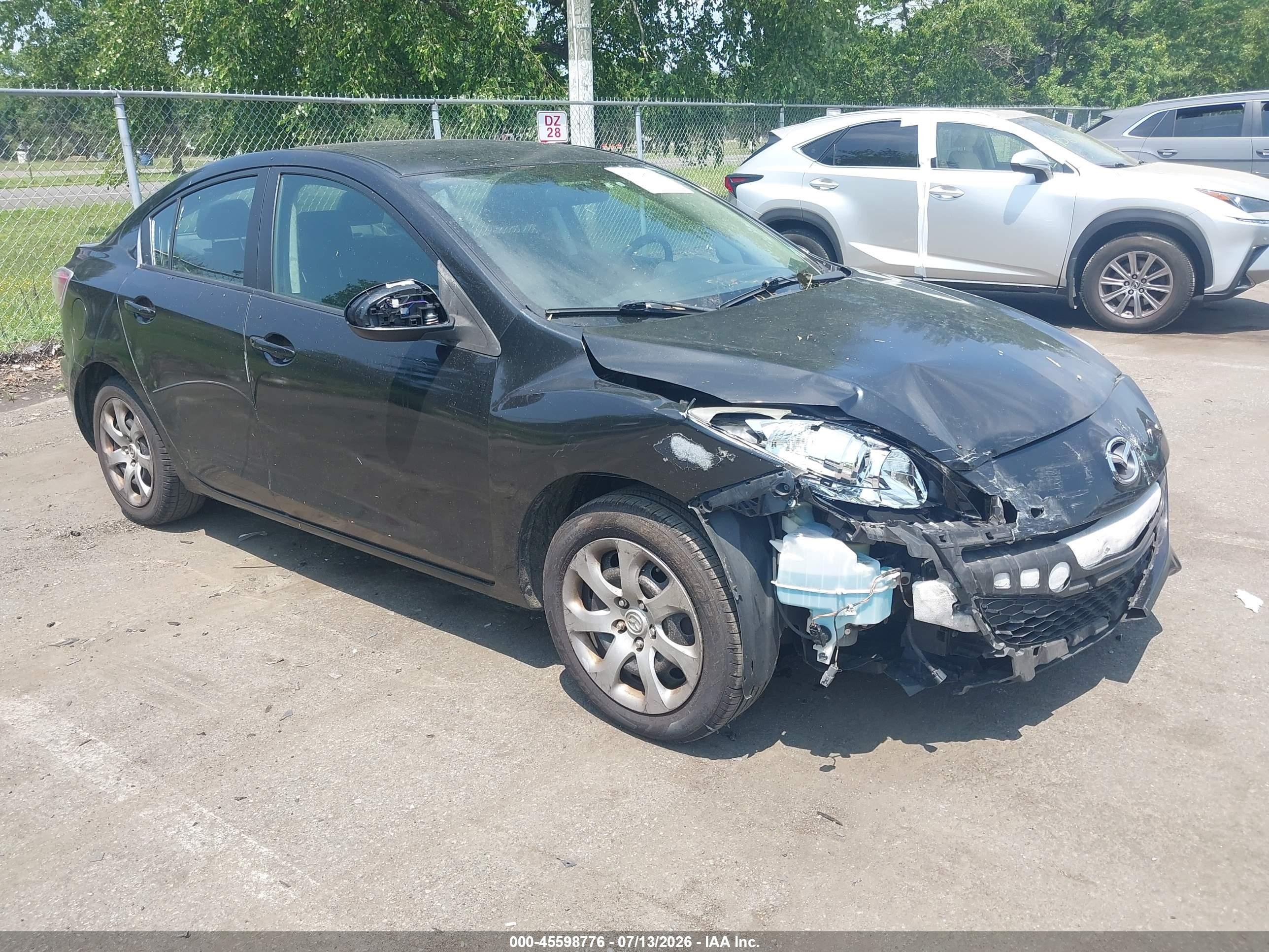 2012 Mazda Mazda3 I Sport Black vin: JM1BL1UG3C1510211