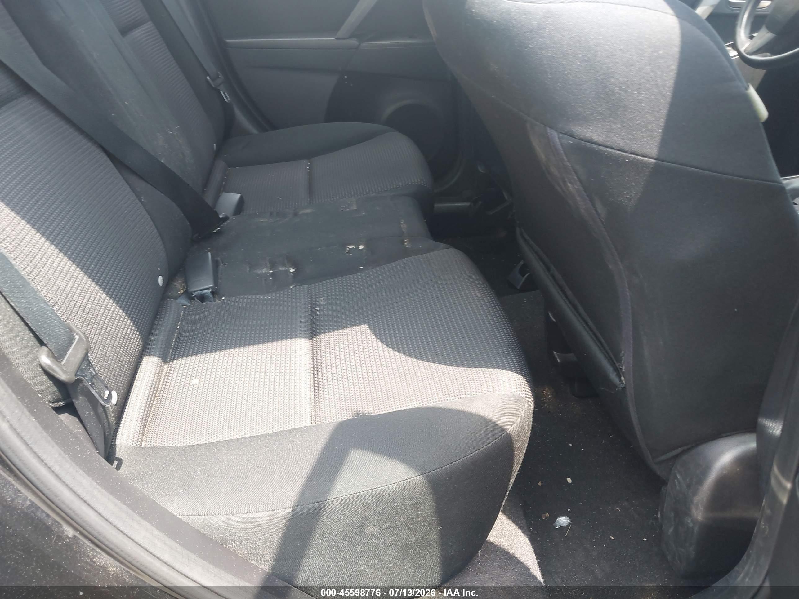 2012 Mazda Mazda3 I Sport Черный vin: JM1BL1UG3C1510211