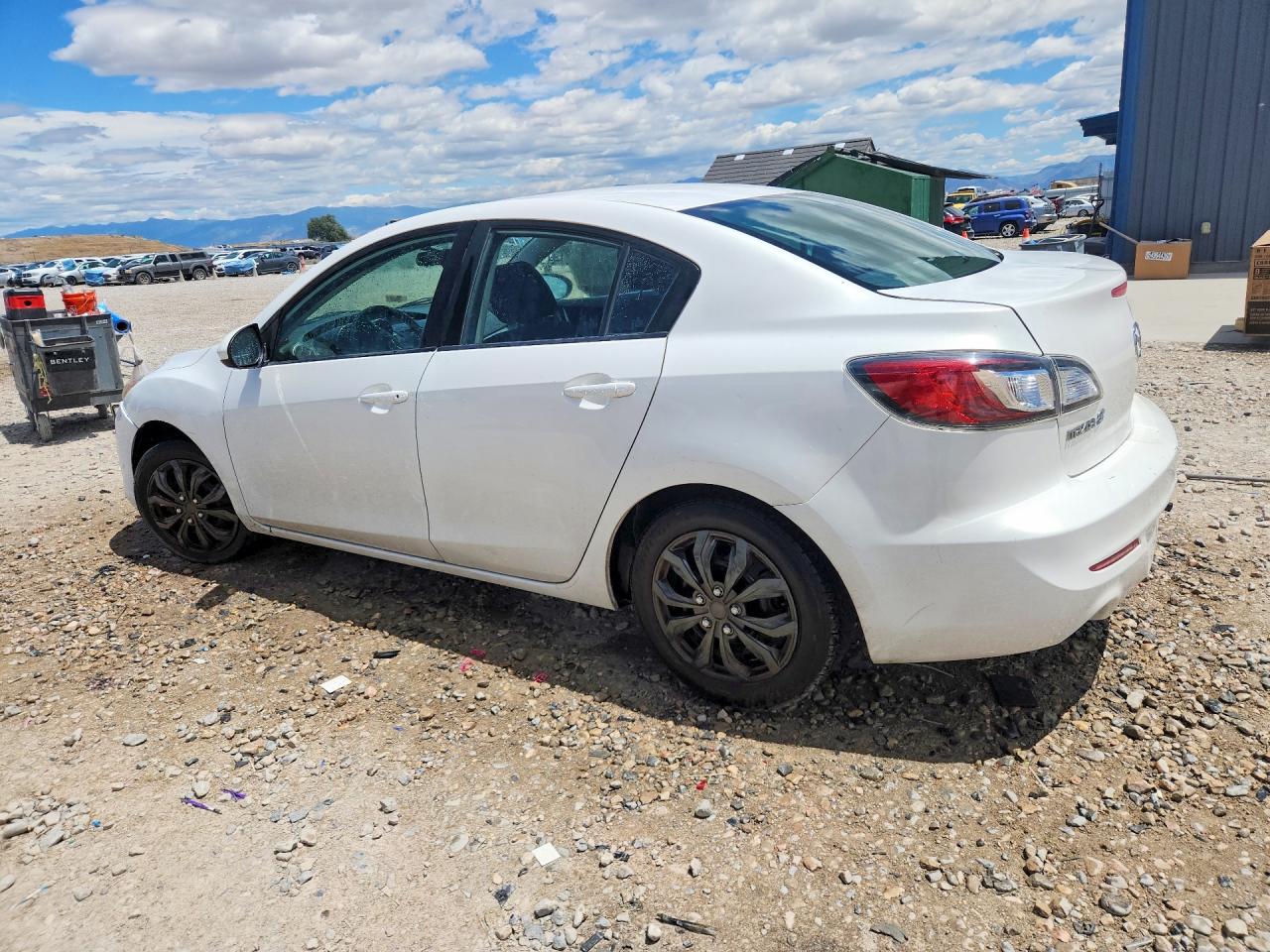 2012 Mazda 3 I White vin: JM1BL1UG3C1597849