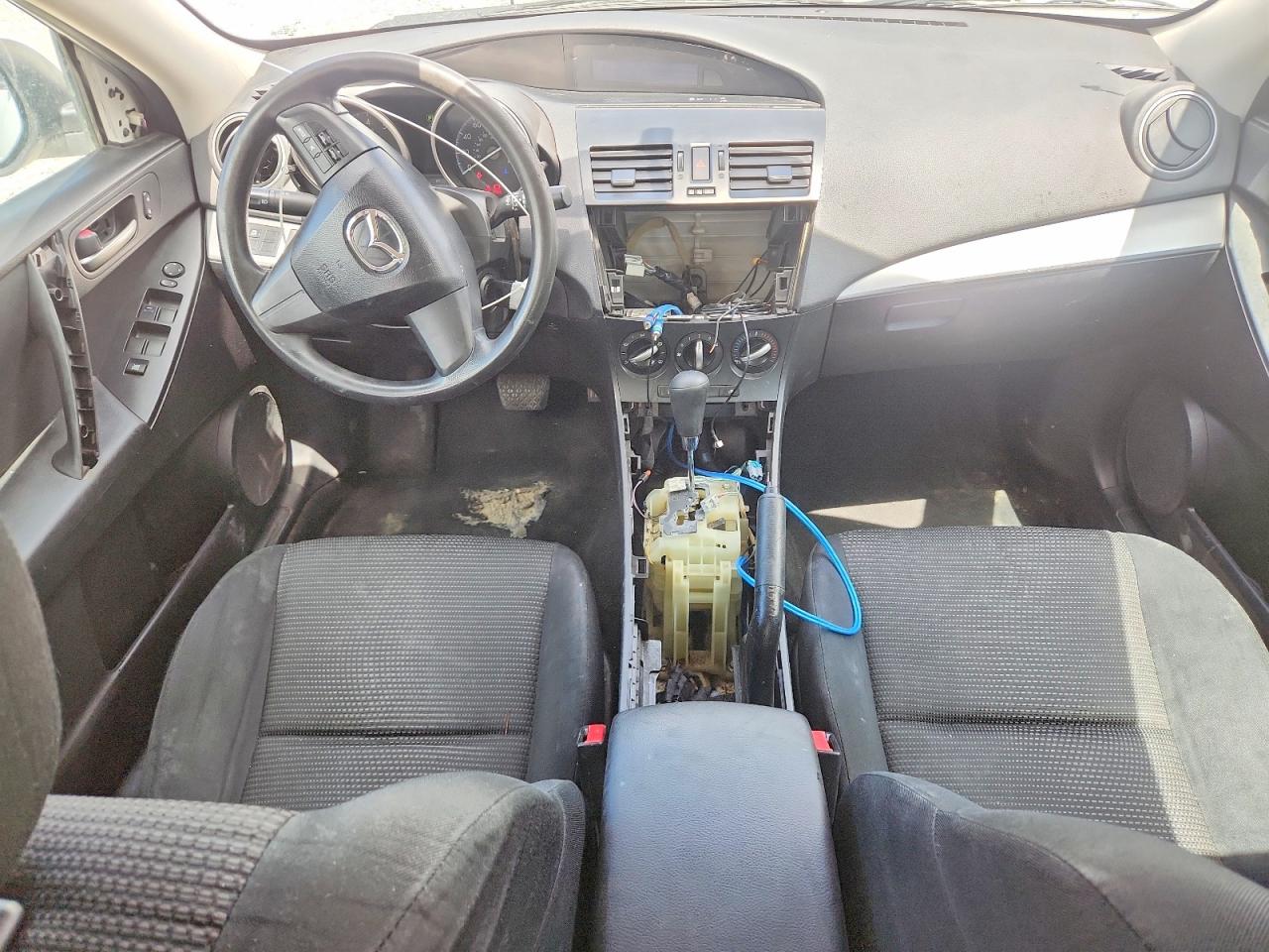 2012 Mazda 3 I White vin: JM1BL1UG3C1597849