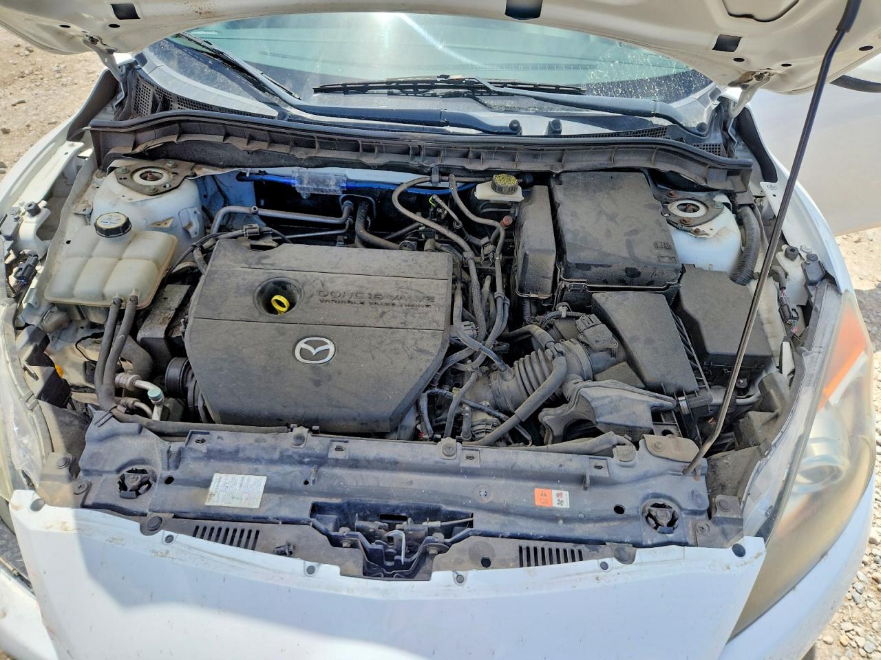 2012 Mazda 3 I White vin: JM1BL1UG3C1597849