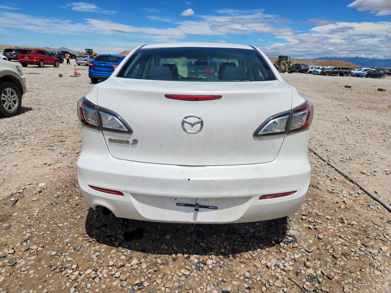 2012 Mazda 3 I White vin: JM1BL1UG3C1597849