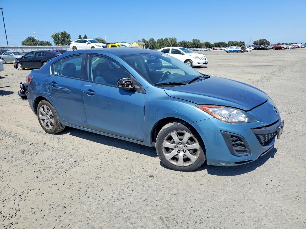 2011 Mazda 3 I Teal vin: JM1BL1UG4B1420869