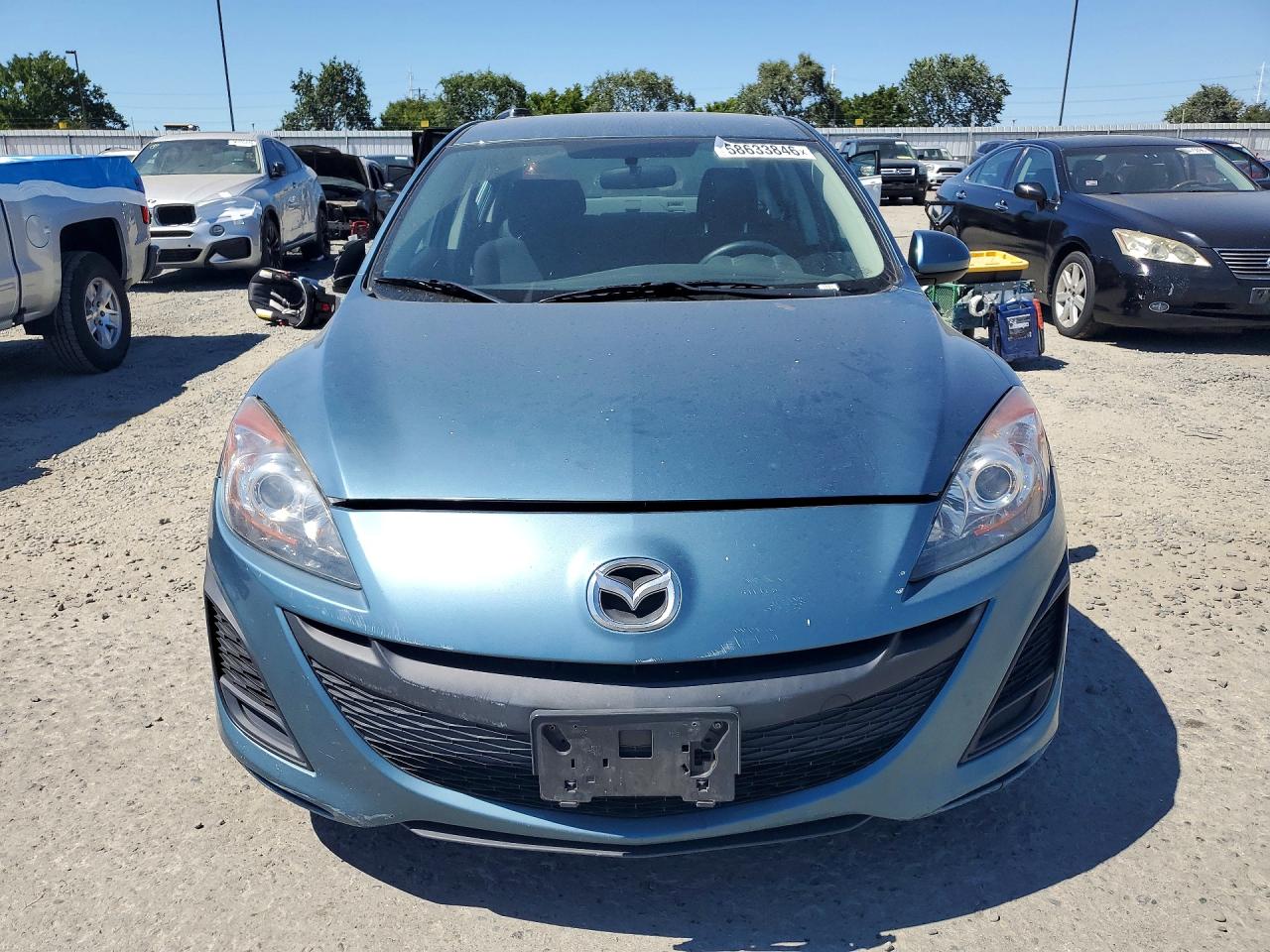 2011 Mazda 3 I Teal vin: JM1BL1UG4B1420869