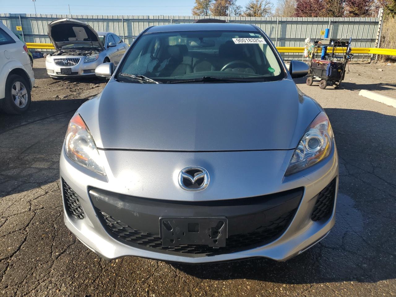 2012 Mazda 3 I Серебряный vin: JM1BL1UG4C1525560