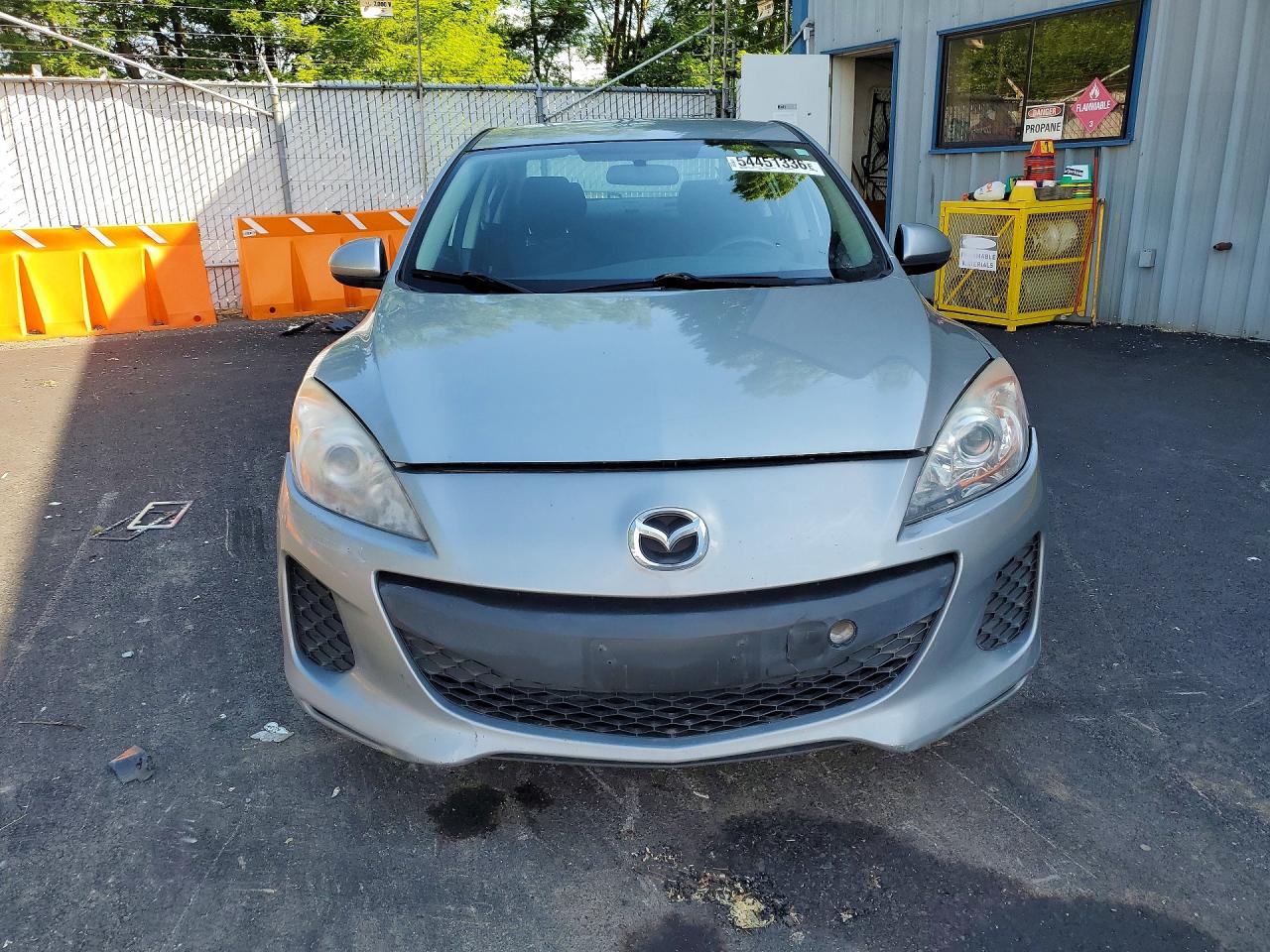 2012 Mazda 3 I Silver vin: JM1BL1UG4C1574791