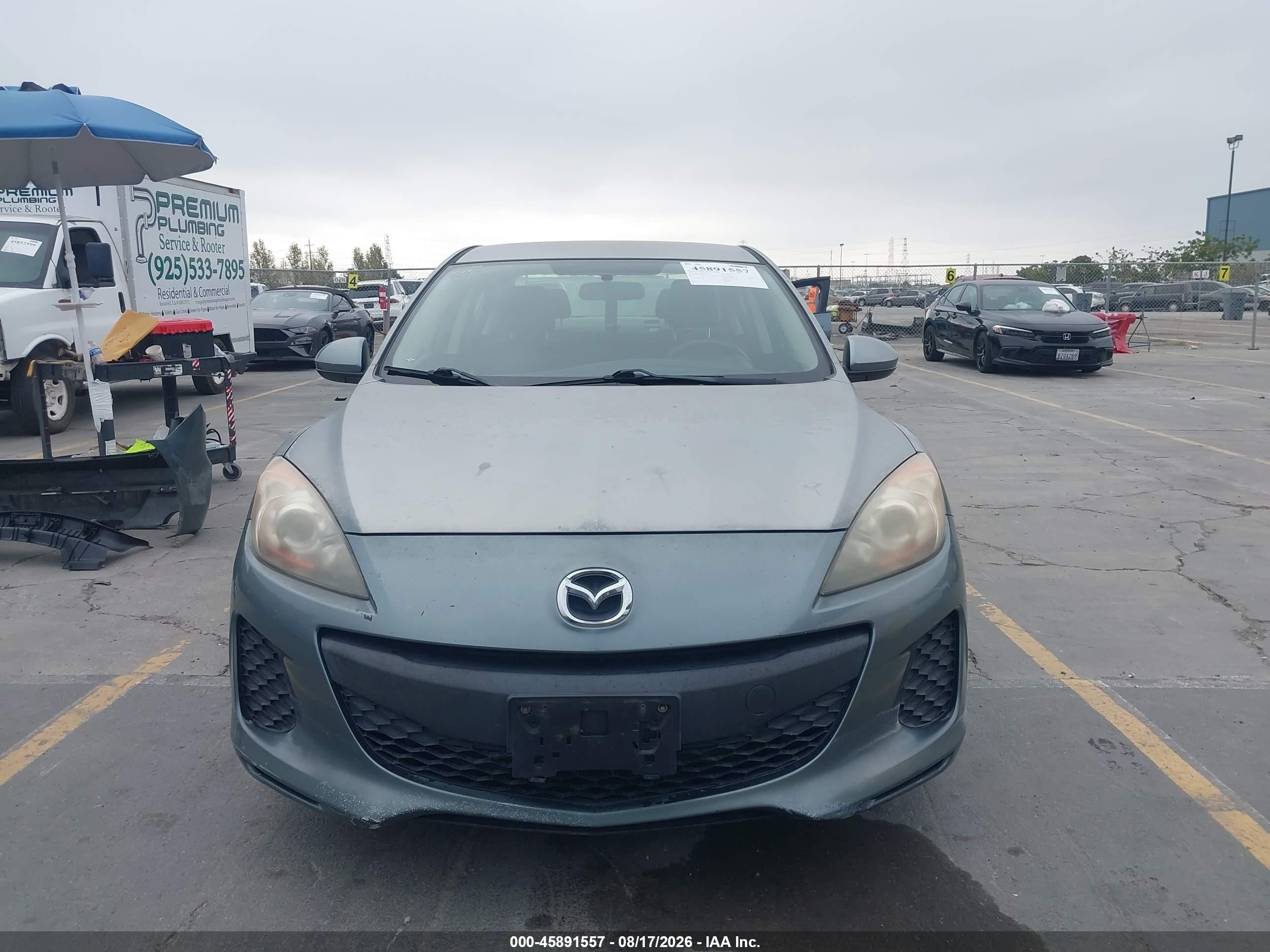 2012 Mazda Mazda3 I Sport Green vin: JM1BL1UG4C1613508