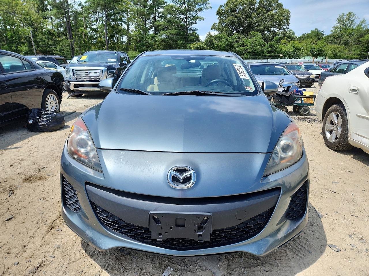 2012 Mazda 3 I Зеленый vin: JM1BL1UG5C1510694