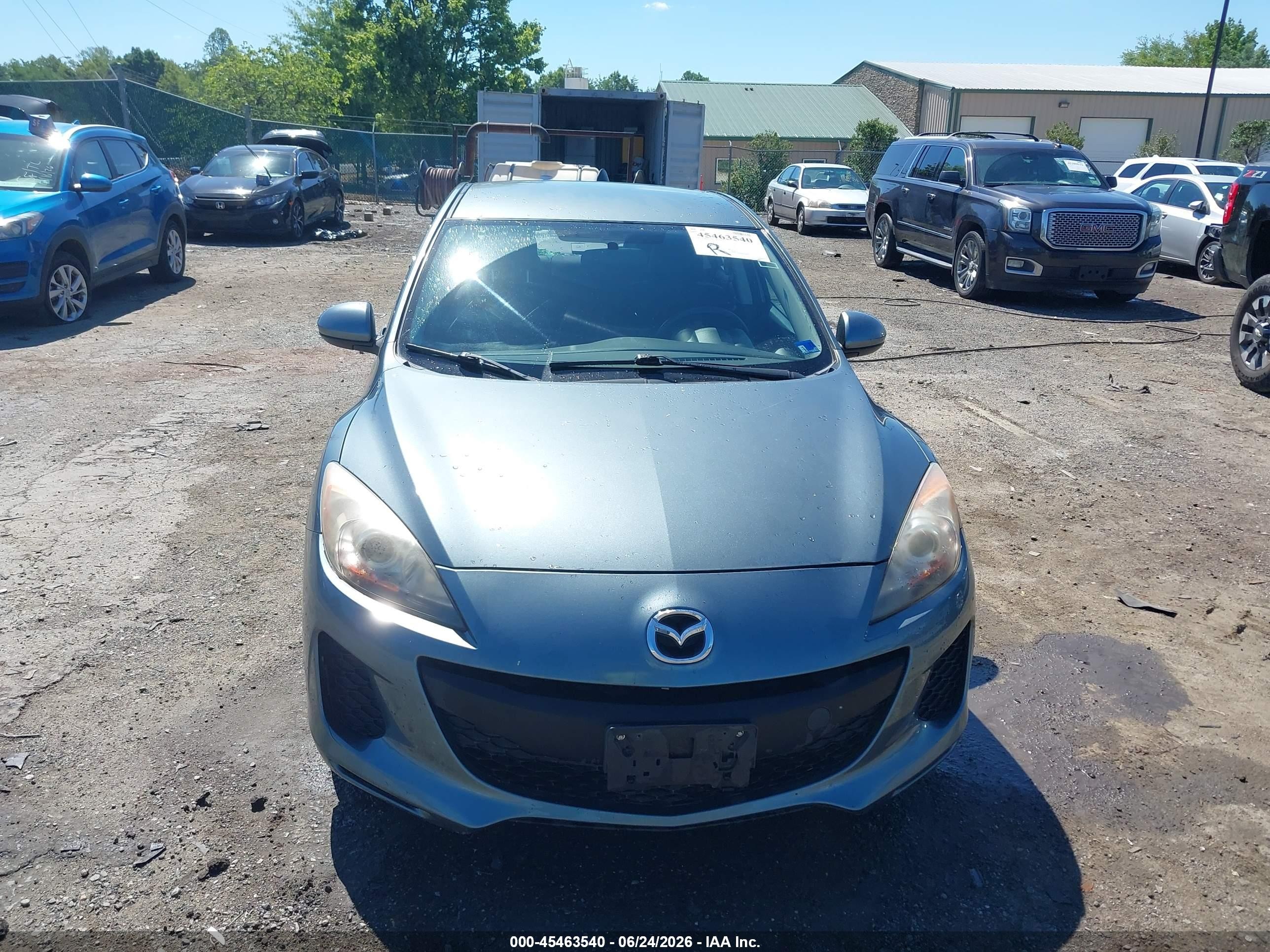 2012 Mazda Mazda3 I Sport Teal vin: JM1BL1UG5C1543856