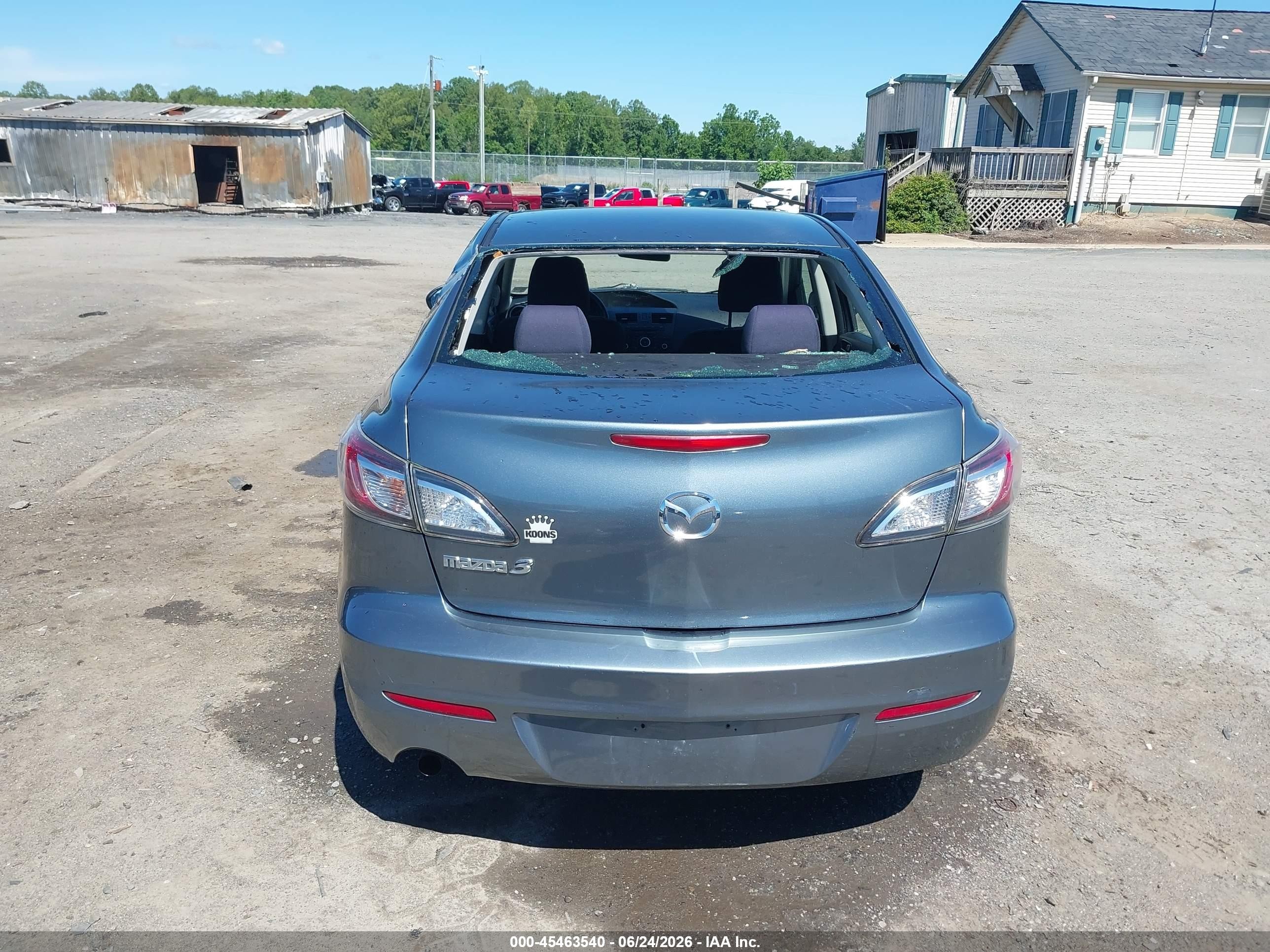 2012 Mazda Mazda3 I Sport Teal vin: JM1BL1UG5C1543856