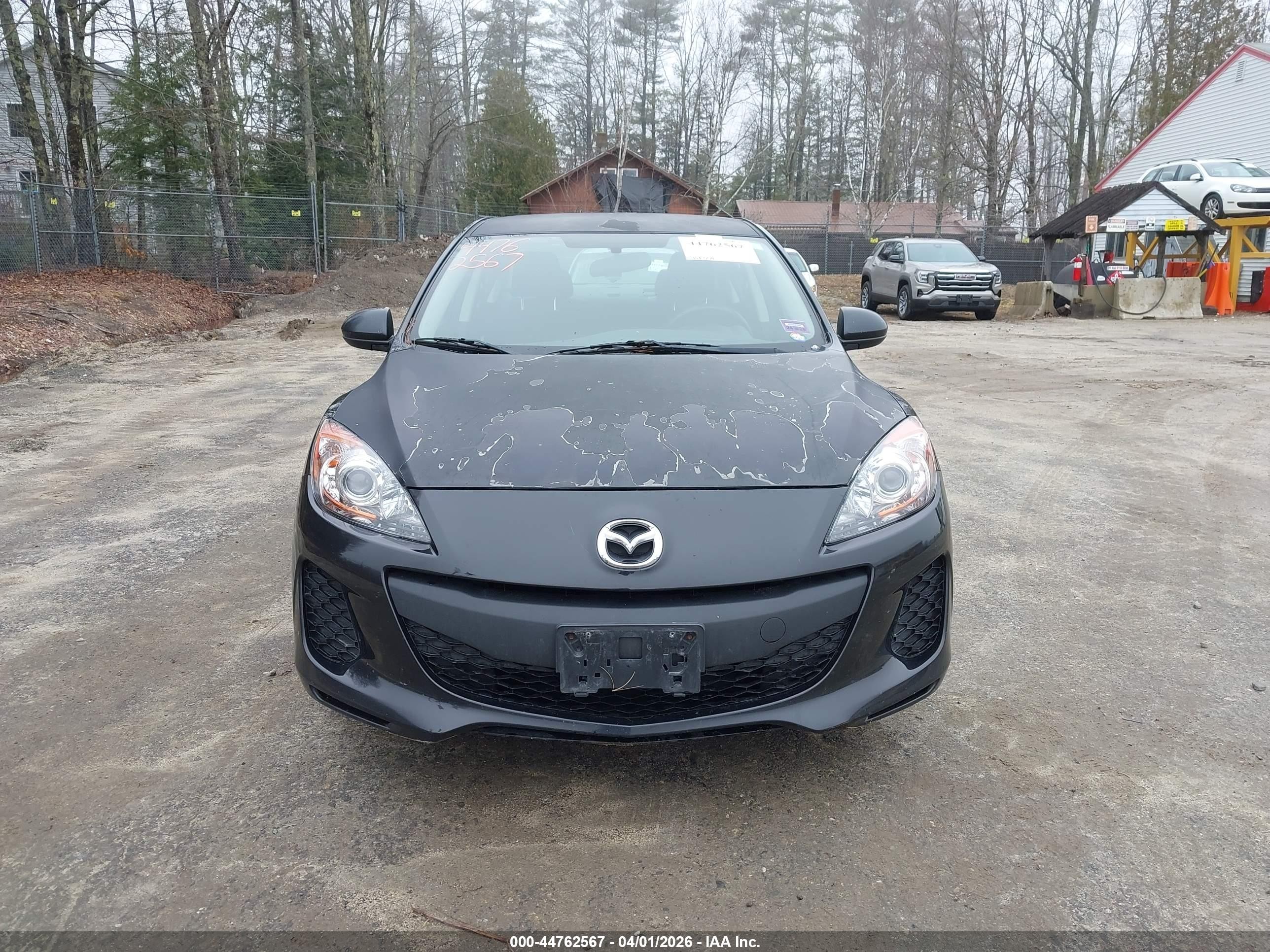 2012 Mazda Mazda3 I Sport Black vin: JM1BL1UG6C1518951