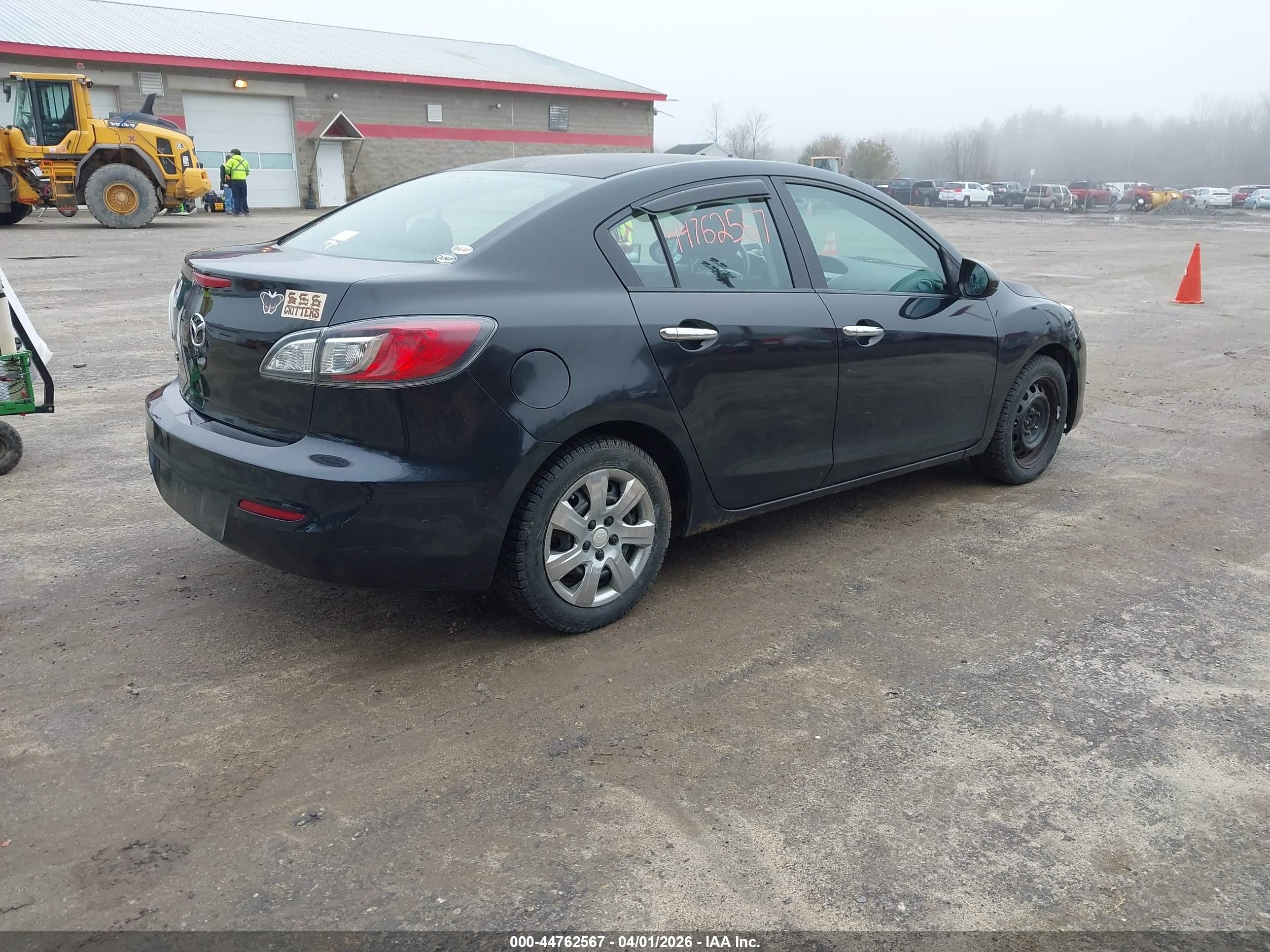 2012 Mazda Mazda3 I Sport Black vin: JM1BL1UG6C1518951