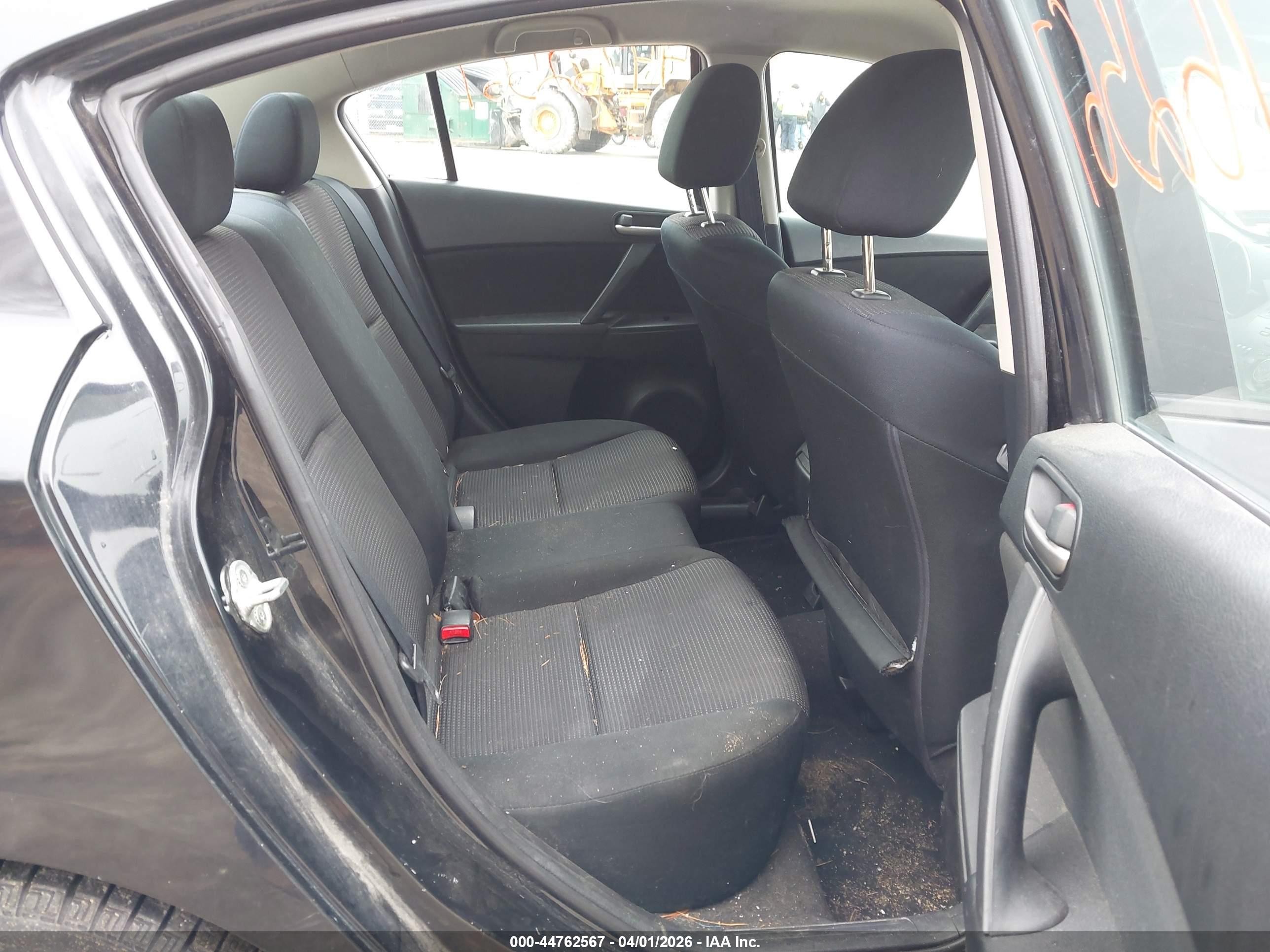 2012 Mazda Mazda3 I Sport Black vin: JM1BL1UG6C1518951