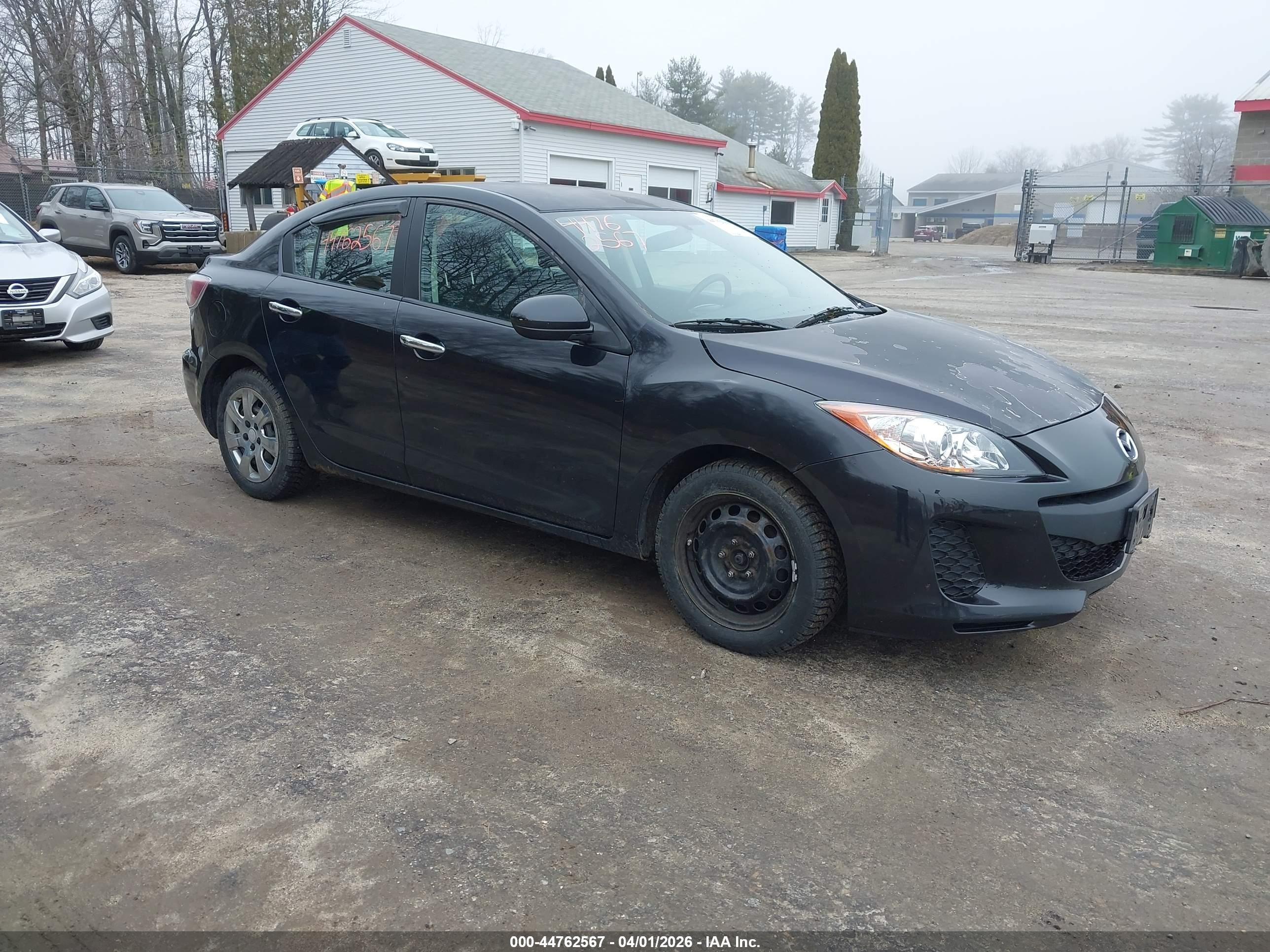 2012 Mazda Mazda3 I Sport Black vin: JM1BL1UG6C1518951