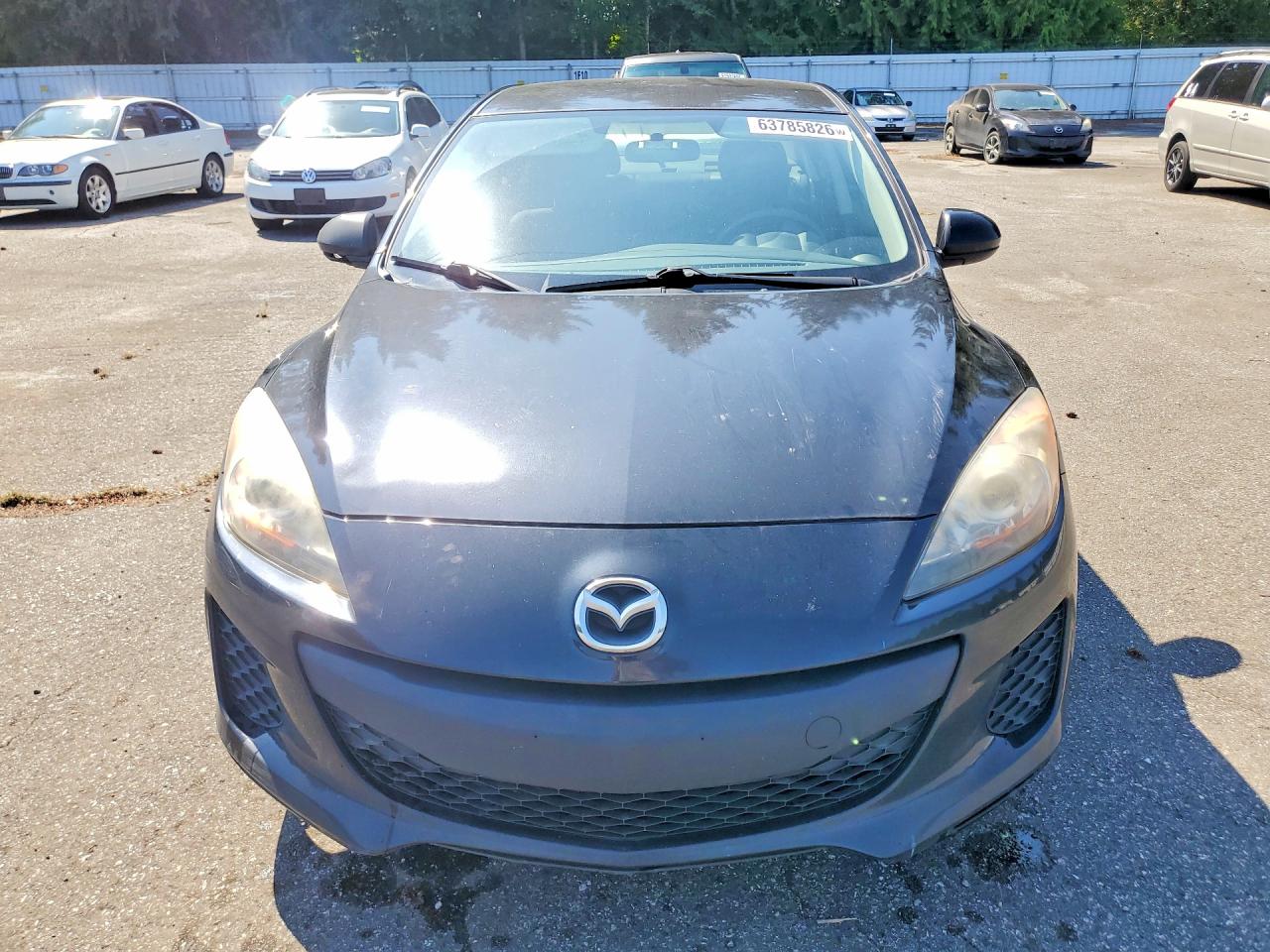 2012 Mazda 3 I Black vin: JM1BL1UG6C1562609