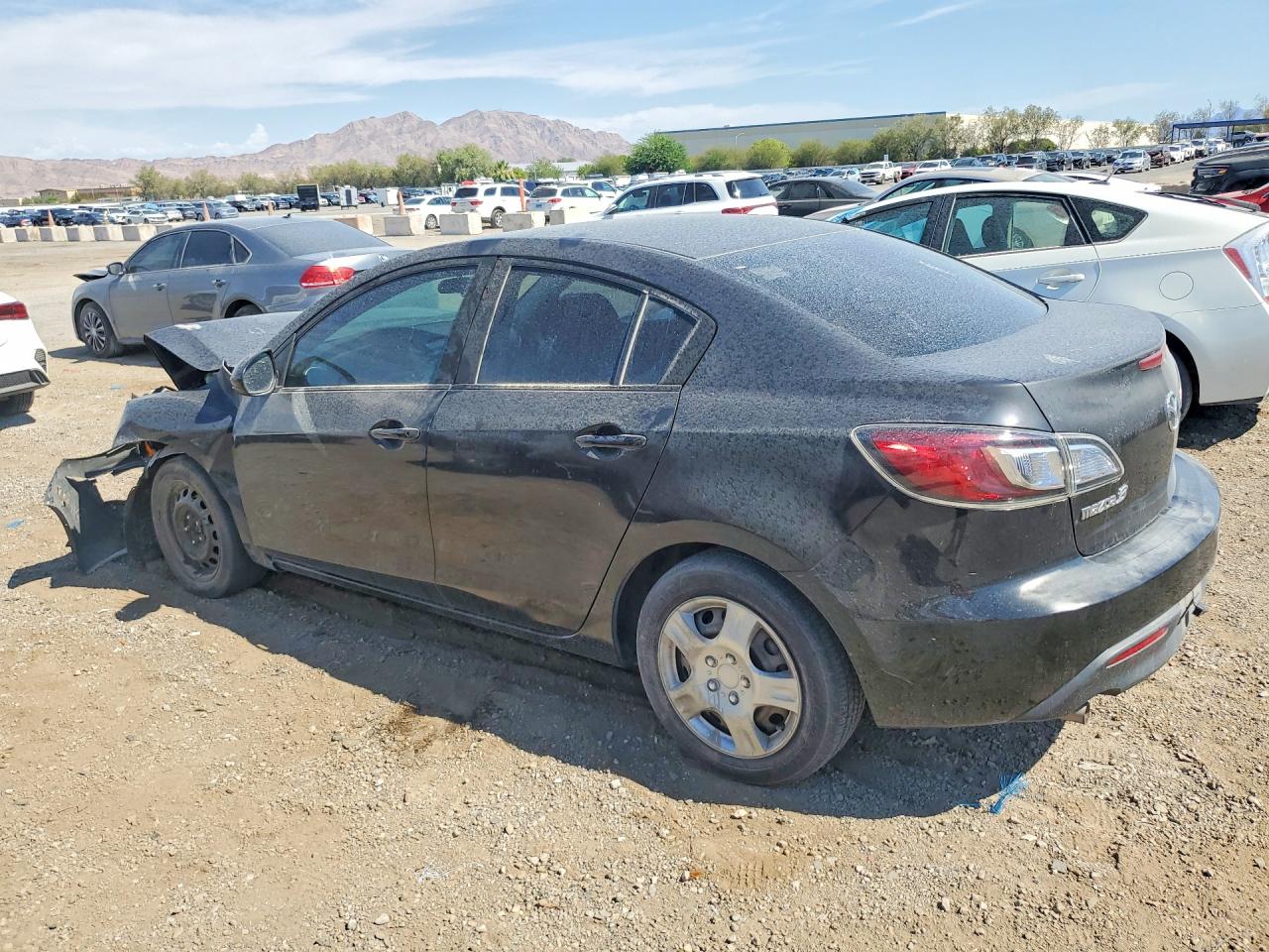 2011 Mazda 3 I Black vin: JM1BL1UG7B1403015