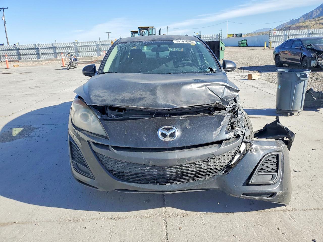 2011 Mazda 3 I Black vin: JM1BL1UG7B1424835